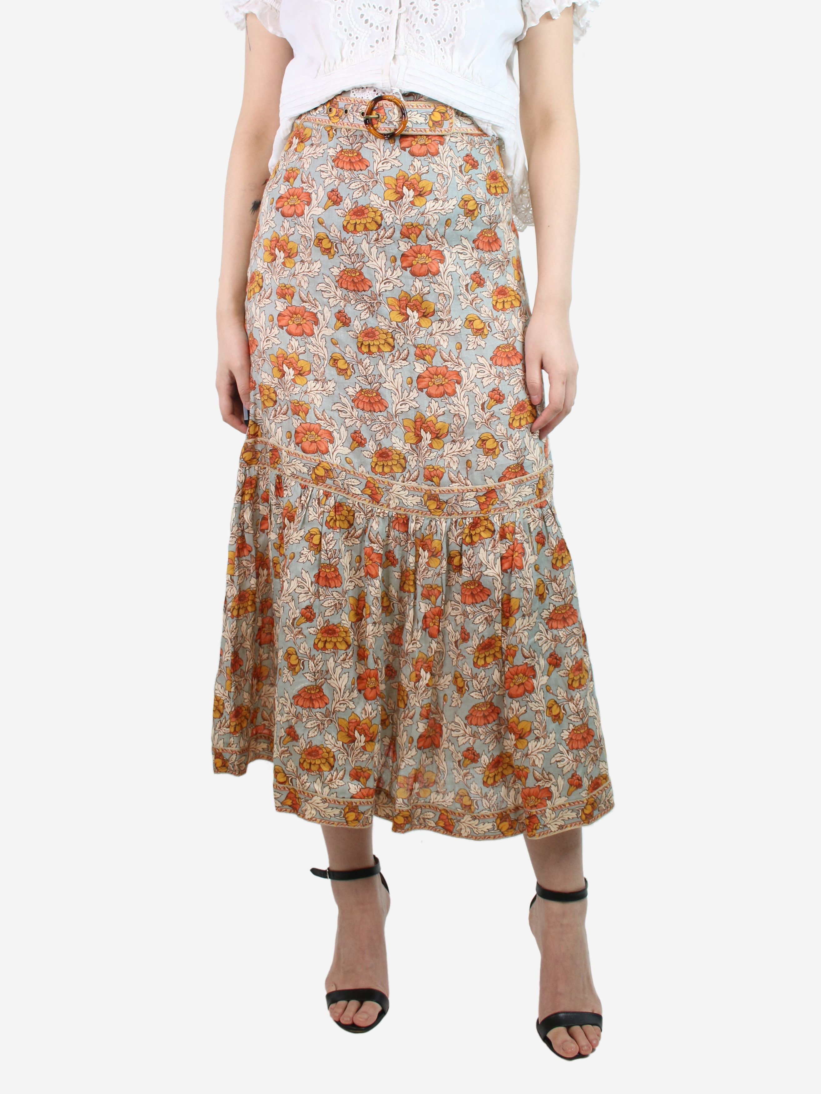 スカート ZIMMERMANN 'Matchmaker Floral Flare' skirt Multicolor Zimmermann Skirts | Australian Designer Collection | Coveti