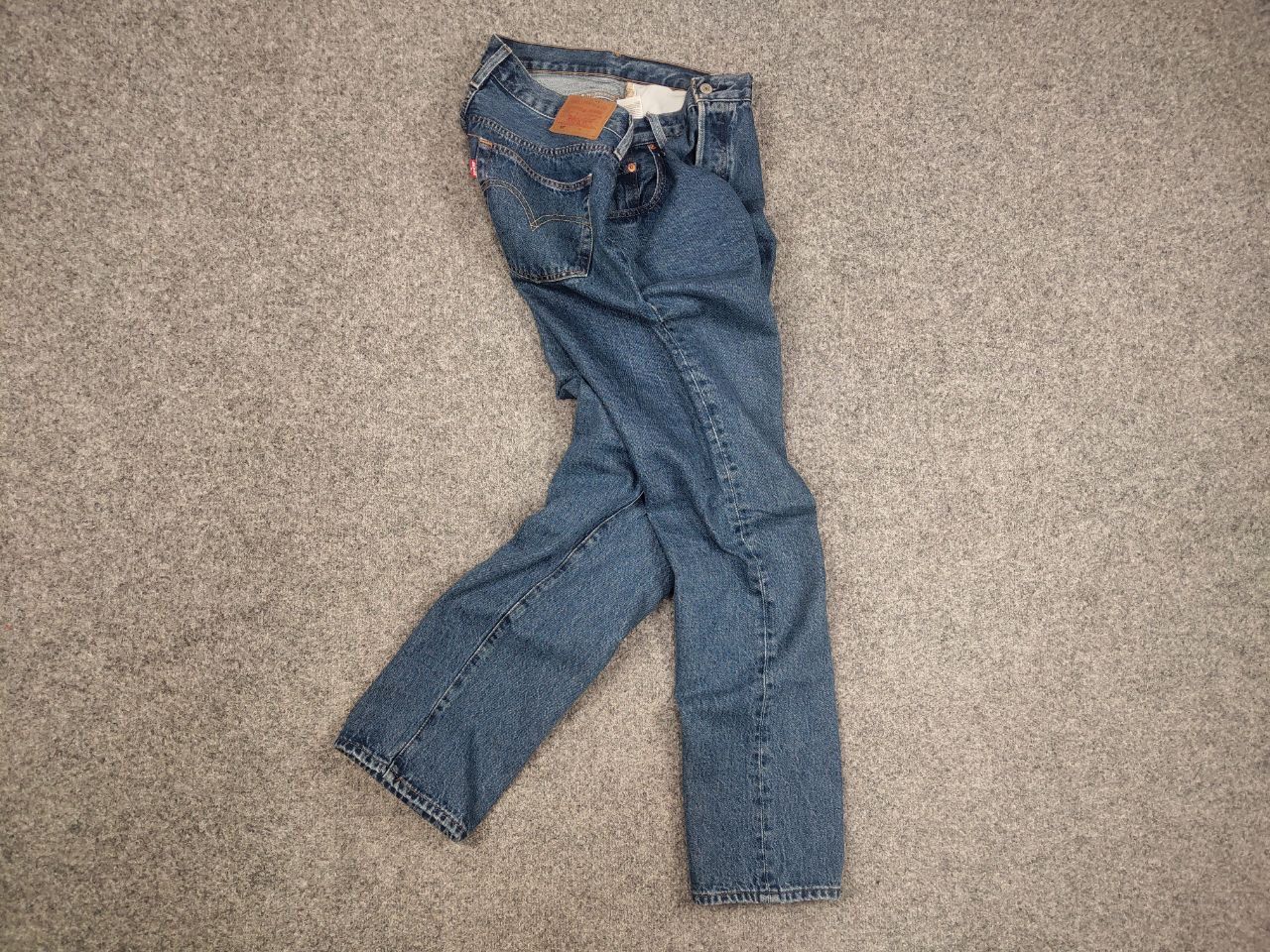 Levi's Levis 501's Straight Women's blue Denim Jeans Size 32" / US 10 / IT 46 - 7 Thumbnail