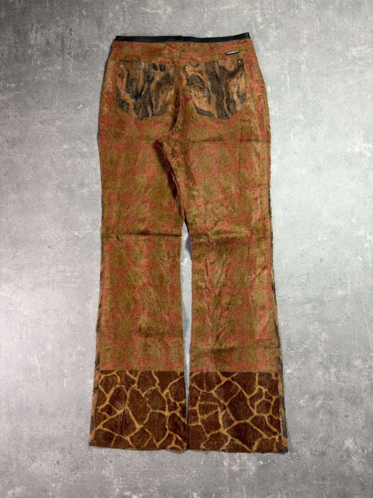 Gianfranco Ferre 00s Gianfranco Ferre Jeans Fur 3D Trompe L’oeill Print 30 44 Size US 28 / EU 44 - 2 Thumbnail