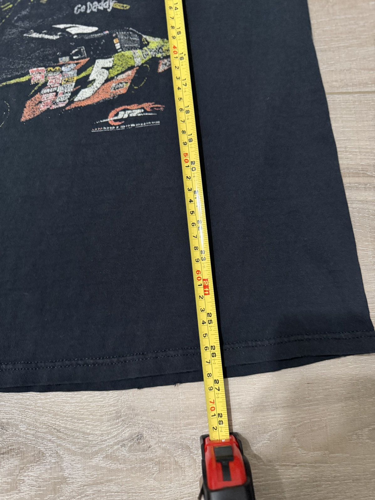 Vintage Vintage 90s Race T-Shirt Size US XL / EU 56 / 4 - 8 Thumbnail
