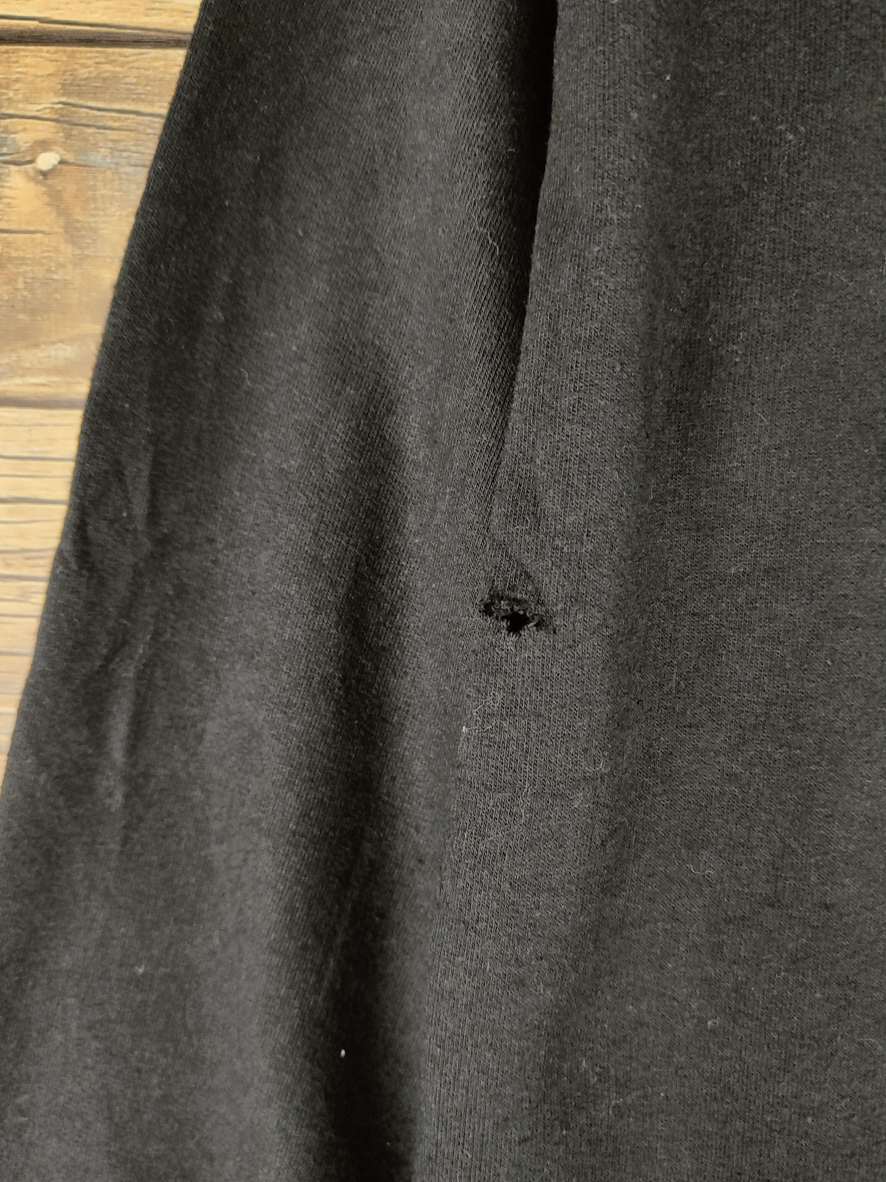 Japanese Brand Vintage Faded Mafimum Black Hoodie Sweaters Size L / US 10 / IT 46 - 3 Thumbnail