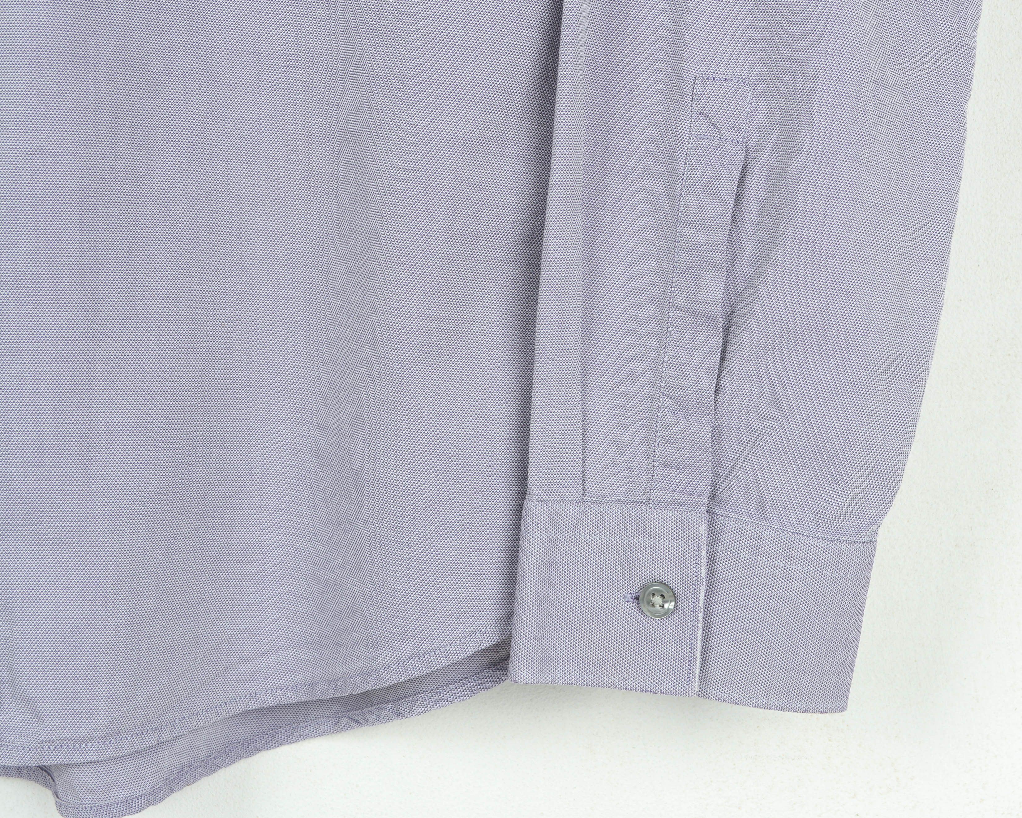 Hugo Boss Formal Shirt L Casual Textured Long Sleeved Slim Fit Top Size US L / EU 52-54 / 3 - 5 Thumbnail