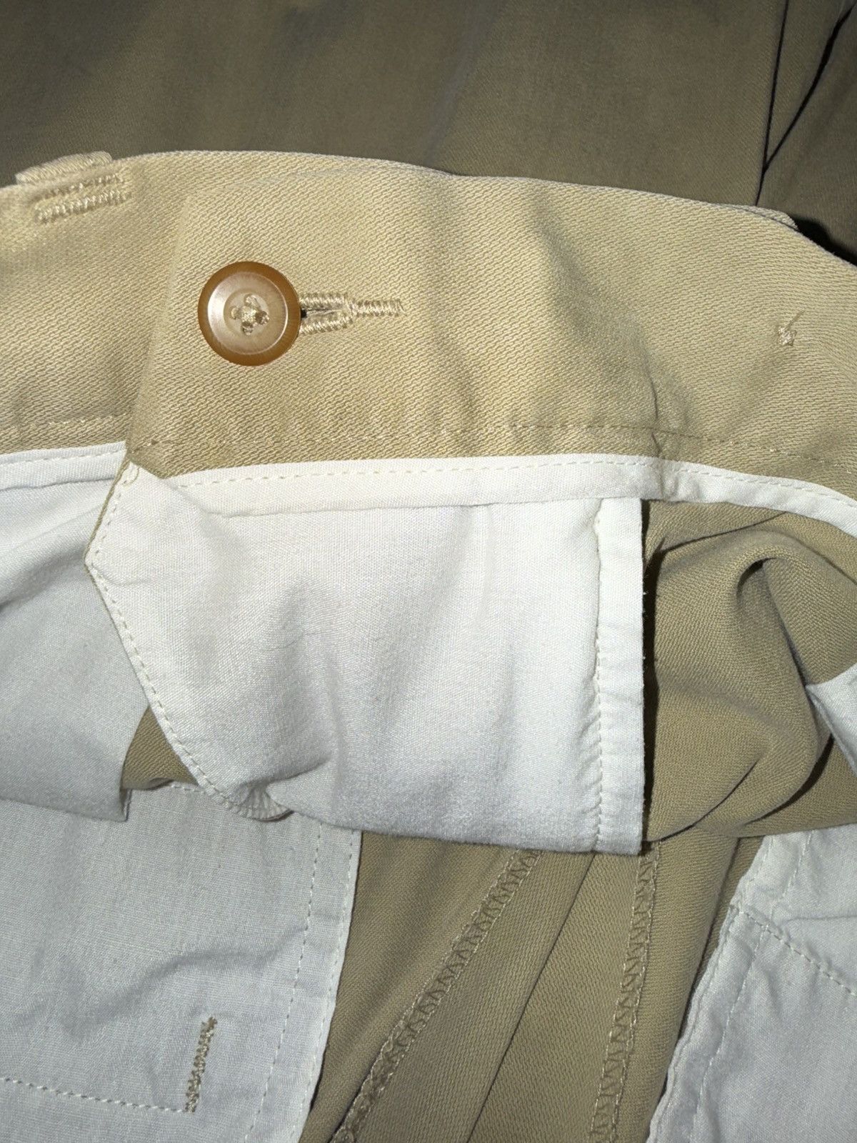 Nordstrom Vintage Nordstrom Pleated Chinos Khaki Tencel Blend 34x30 Size US 34 / EU 50 - 3 Thumbnail
