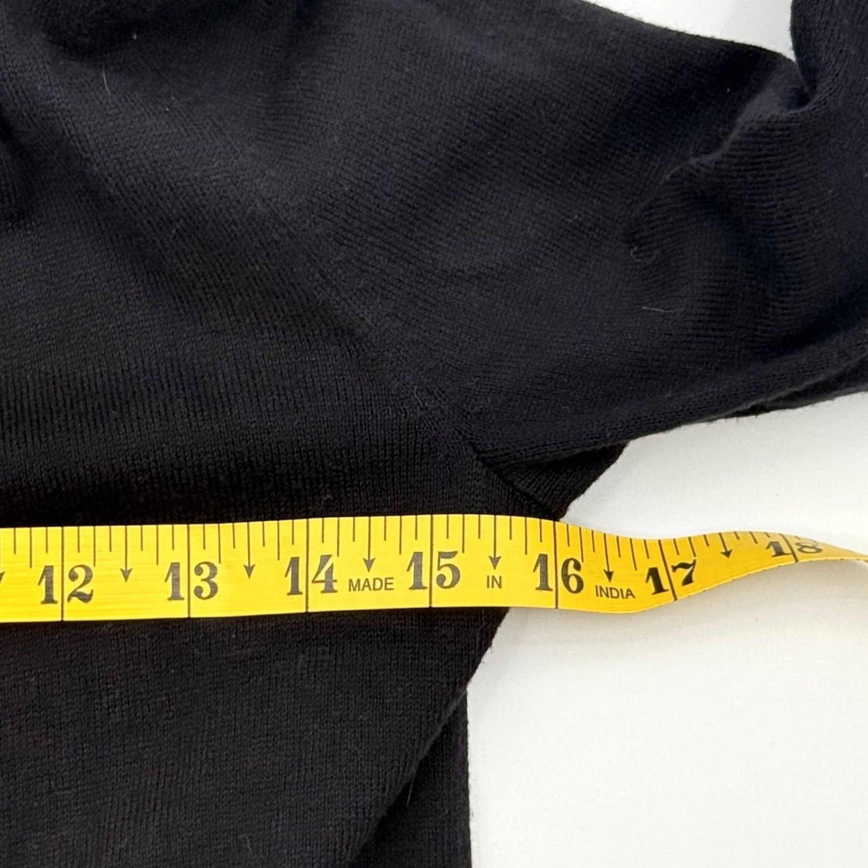 Worthington Worthington Cardigan Sweater Open Front Knit Black Petite Women XS-XL Cardigan Womens Black} Size XXS / US 00 / IT 34 - 7 Thumbnail