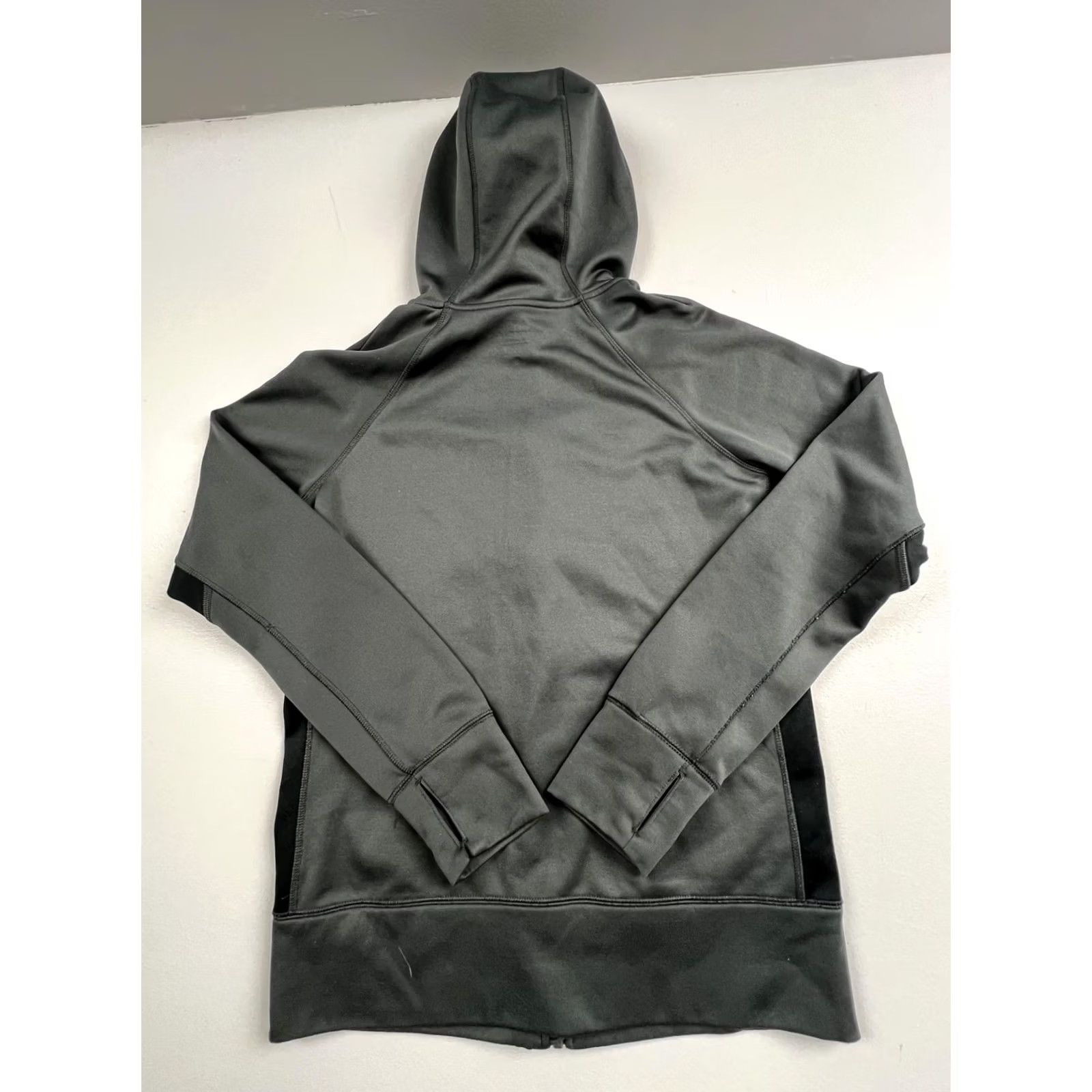 Nike Nike Hoodie Mens Medium Gray Therma-Fit Full Zip Fleece Logo Jacket Size US M / EU 48-50 / 2 - 2 Thumbnail