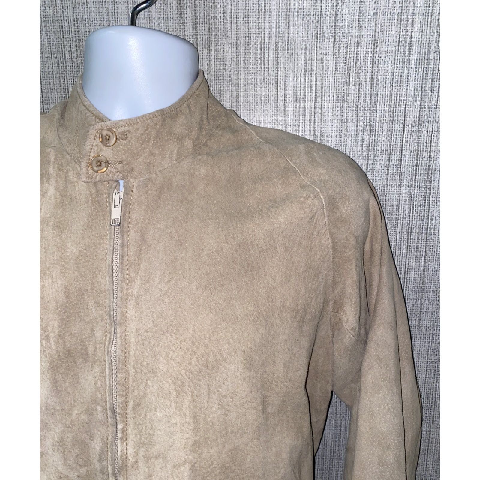Scully Scully Jacket Full Zip Beige Leather Suede Oakridge XL Beige Mens Mens? Size US XL / EU 56 / 4 - 2 Thumbnail