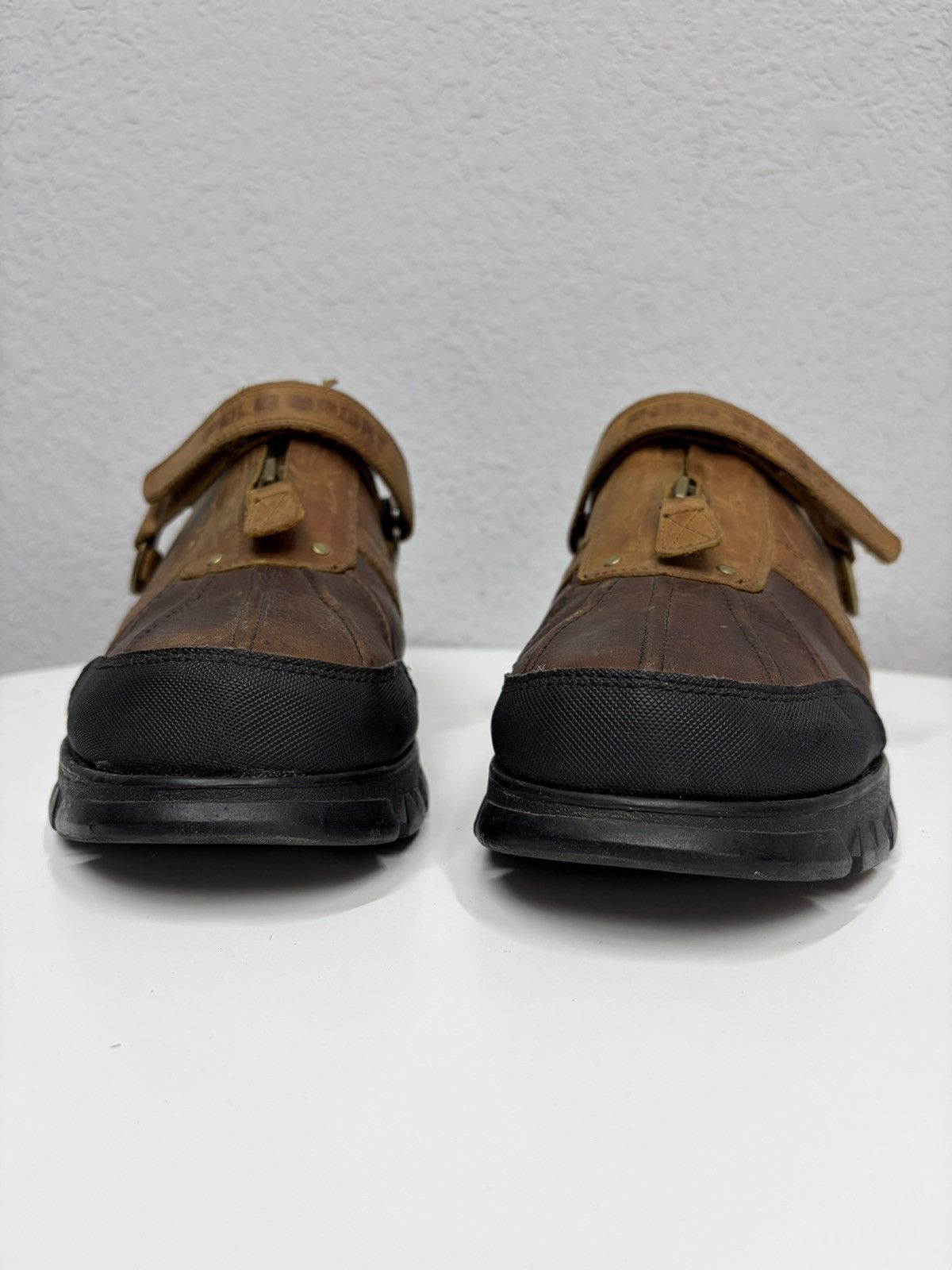 If Six Was Nine Vintage Italian AS 98 Rick Owens Style Leather Biker Boots Size US 12 / EU 45 - 11 Thumbnail