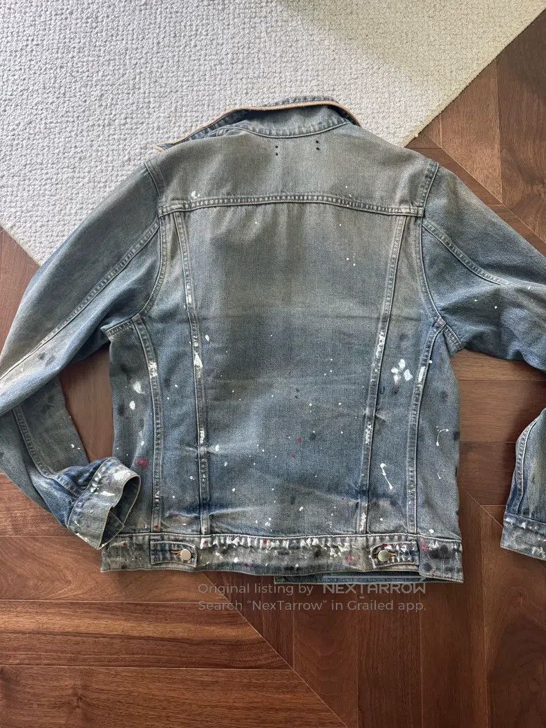 Amiri Amiri Size L Ink-dipped denim jacket Size US L / EU 52-54 / 3 - 2 Thumbnail