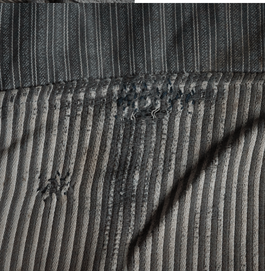 Other 1940s European Striped Patchwork Pants Size US 31 - 7 Thumbnail
