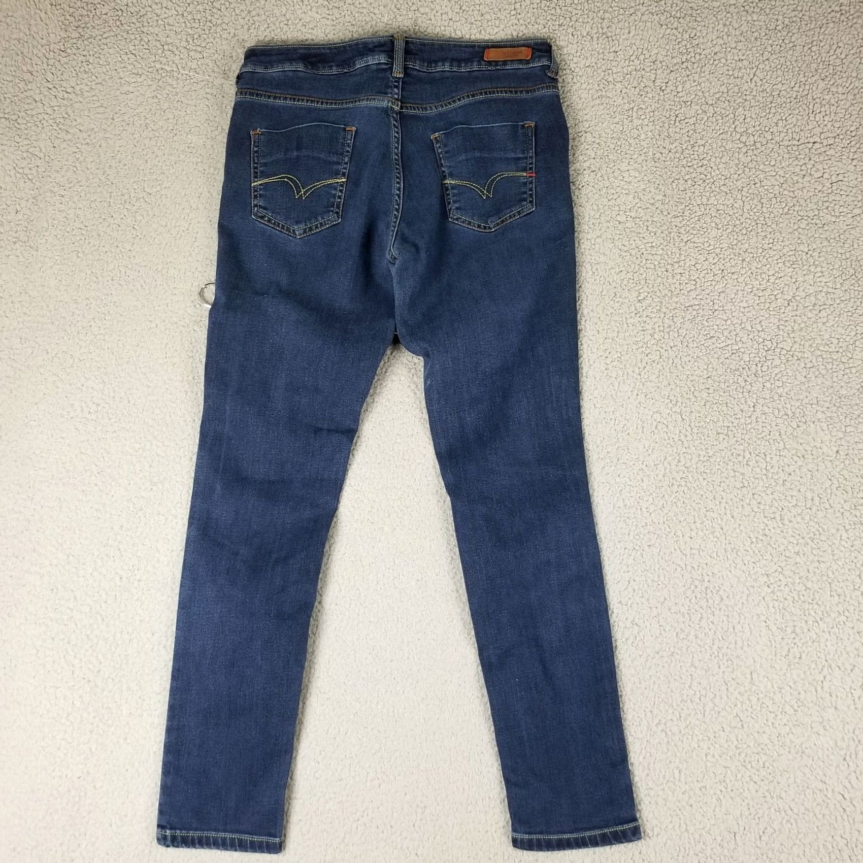 Vintage Lee Cooper Originals Jeans Womens Size 30 Slim Denim Jeggings Blue 5-Pocket Stretch Size 30" / US 8 / IT 44 - 6 Thumbnail