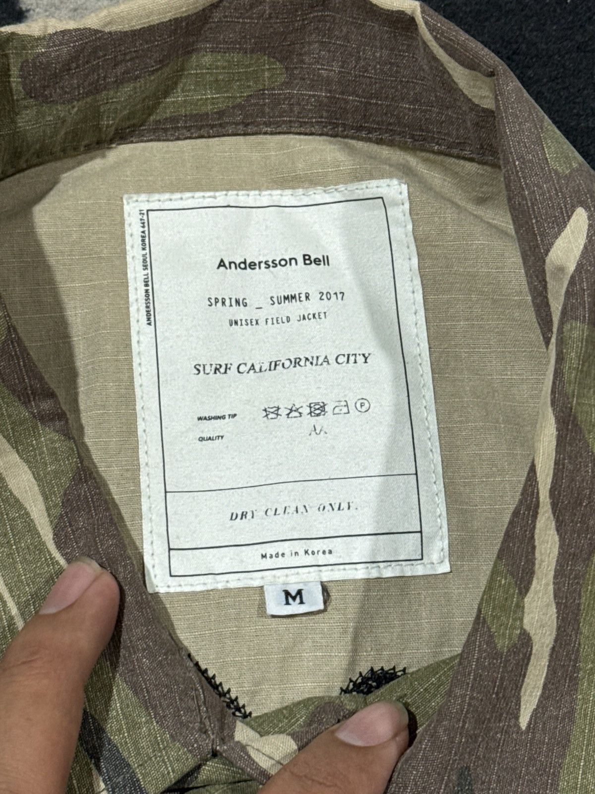 Andersson Bell Andersson Bell SS17 Field Jacket Camouflage Jw Andersson Size US M / EU 48-50 / 2 - 8 Thumbnail