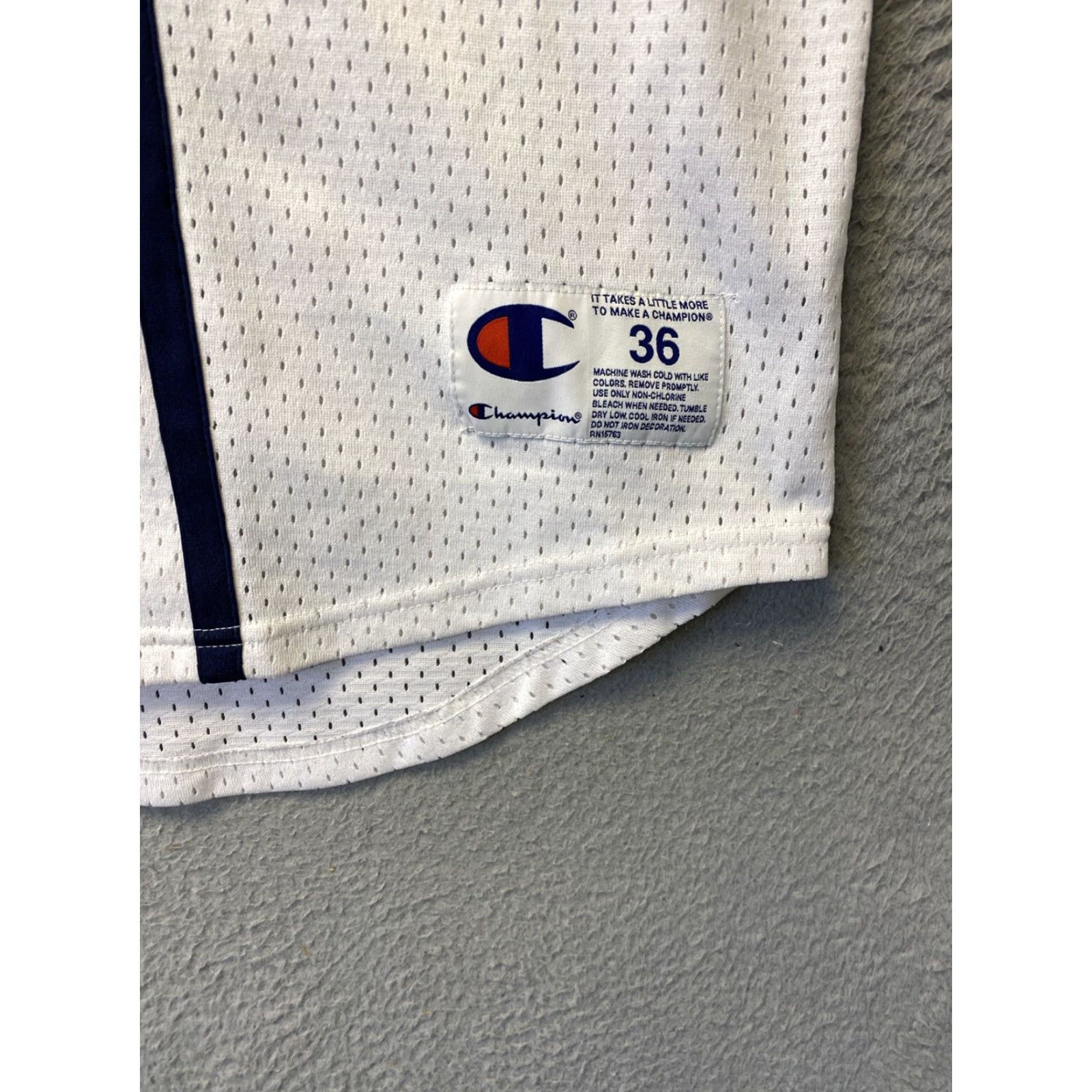 Champion VINTAGE Champion Baseball Jersey Shirt Adult Small 36 White Embroidered 90s Sports Mens Size US S / EU 44-46 / 1 - 3 Thumbnail