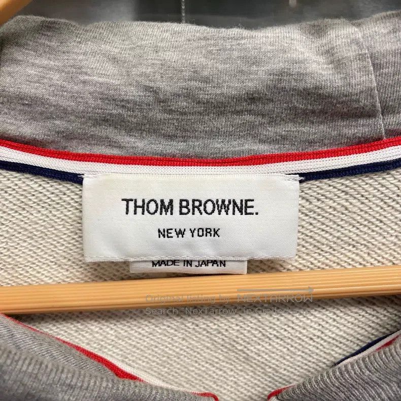 Thom Browne Thom Browne Gray Hooded Sweatshirt Size US XL / EU 56 / 4 - 3 Thumbnail