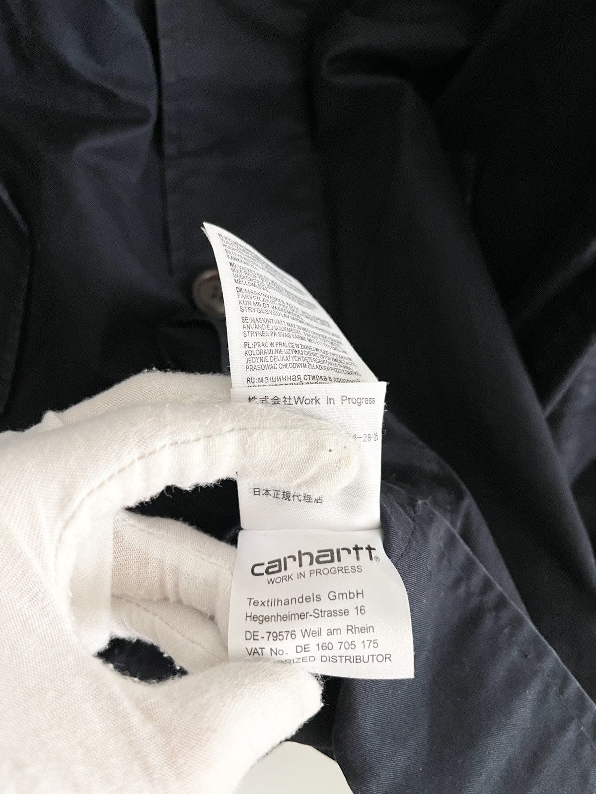 Carhartt STEAL! 2010s Carhartt WIP Navy Martin Jacket (L) Size US L / EU 52-54 / 3 - 9 Thumbnail