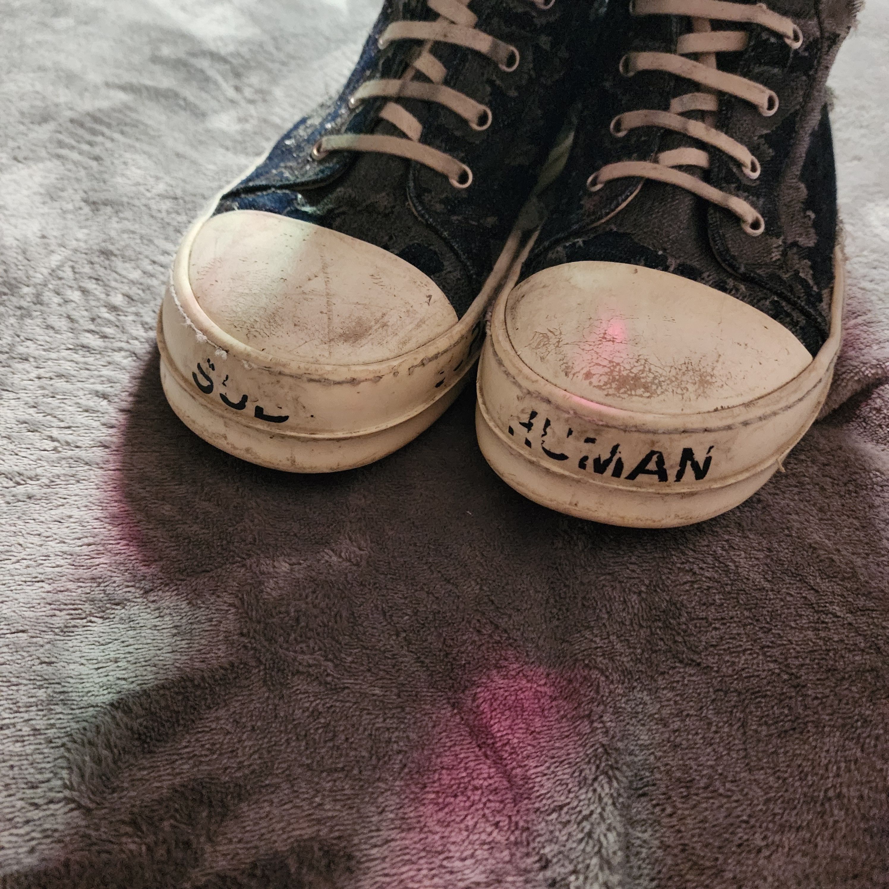 Rick Owens Drkshdw Rick Owens "SUB-HUMAN" Ramones Size US 11 / EU 44 - 6 Thumbnail
