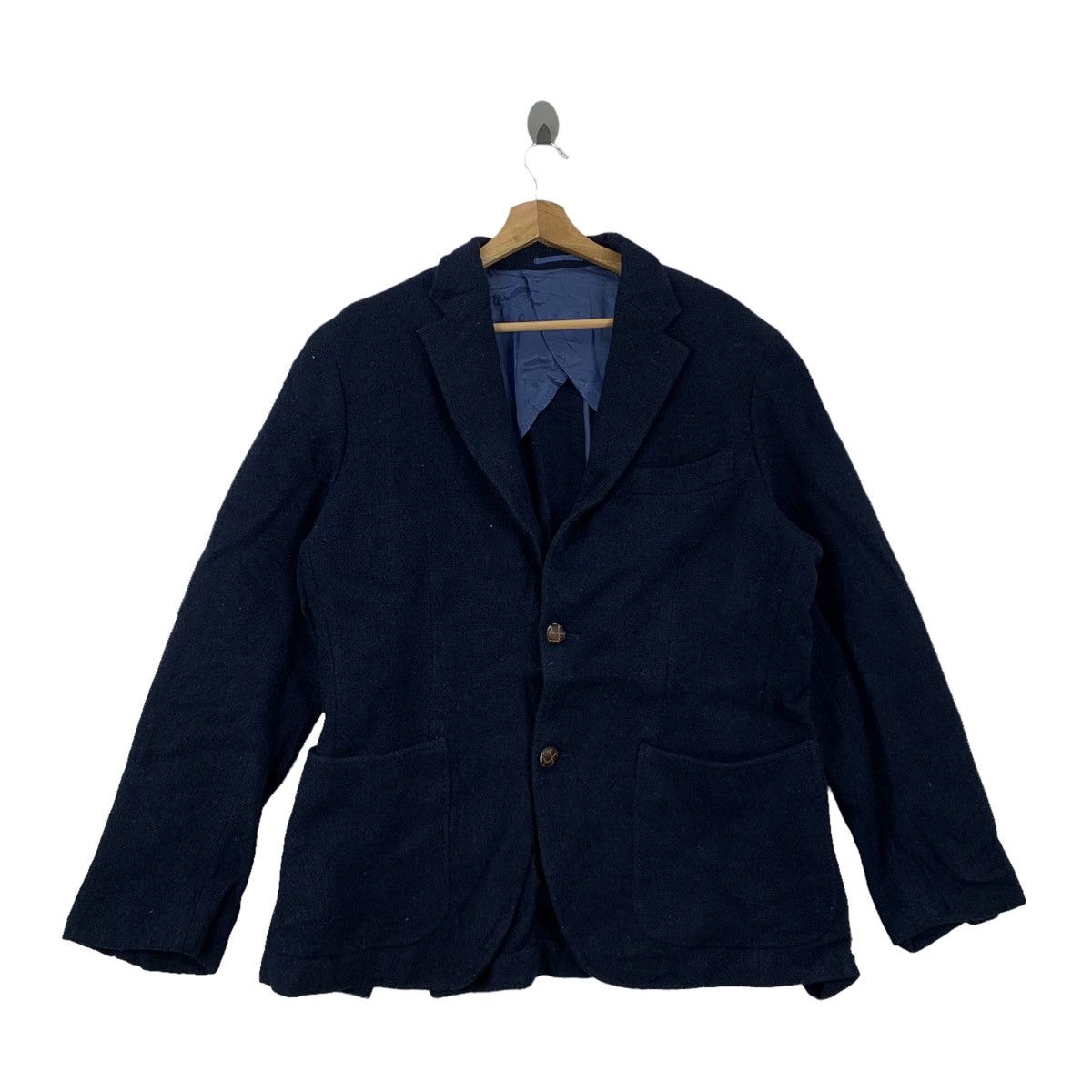 Other HILTON Italian Fashion Designer Blazer Coat Jacket Size US L / EU 52-54 / 3 - 6 Thumbnail