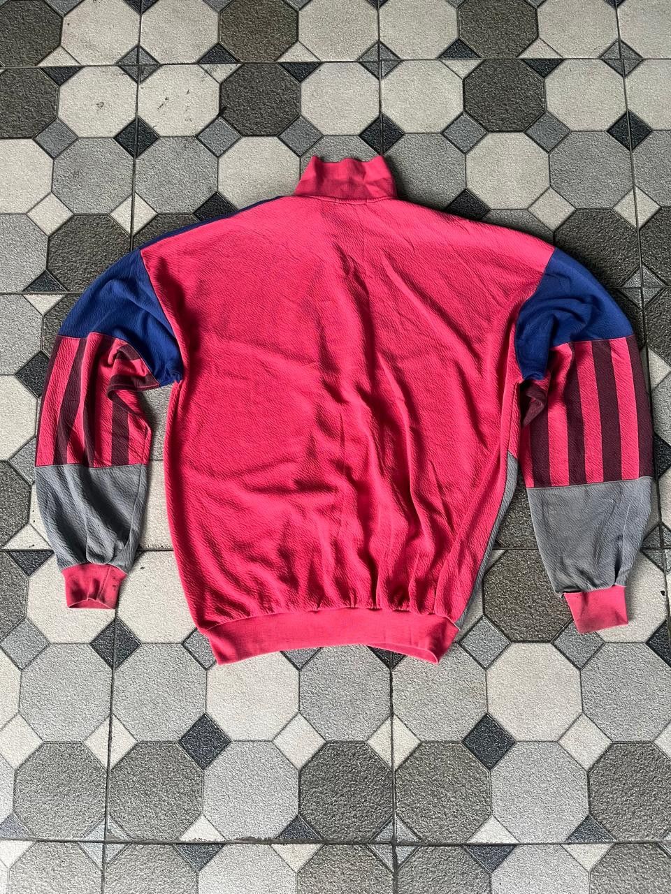 Japanese Brand 90s Lotto bright fleece pullover Size US L / EU 52-54 / 3 - 6 Thumbnail