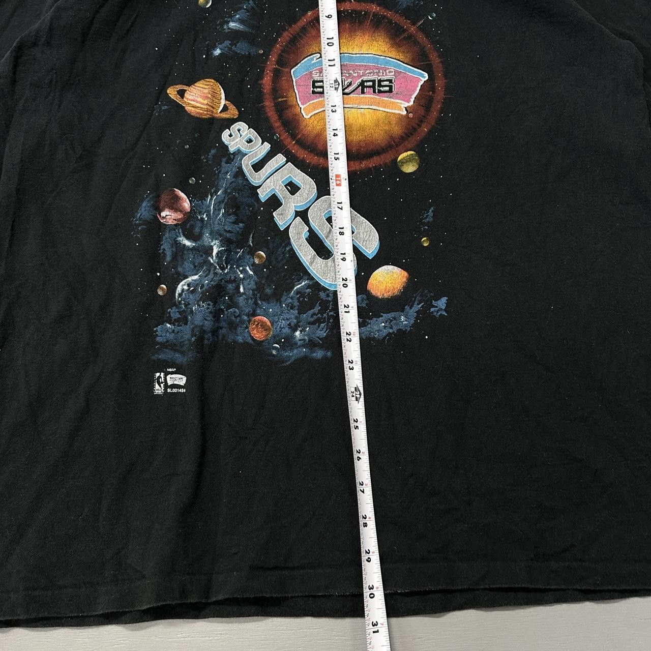 NBA Vintage San Antonio Spurs Space Galaxy Black Shirt XL Size US XL / EU 56 / 4 - 5 Thumbnail