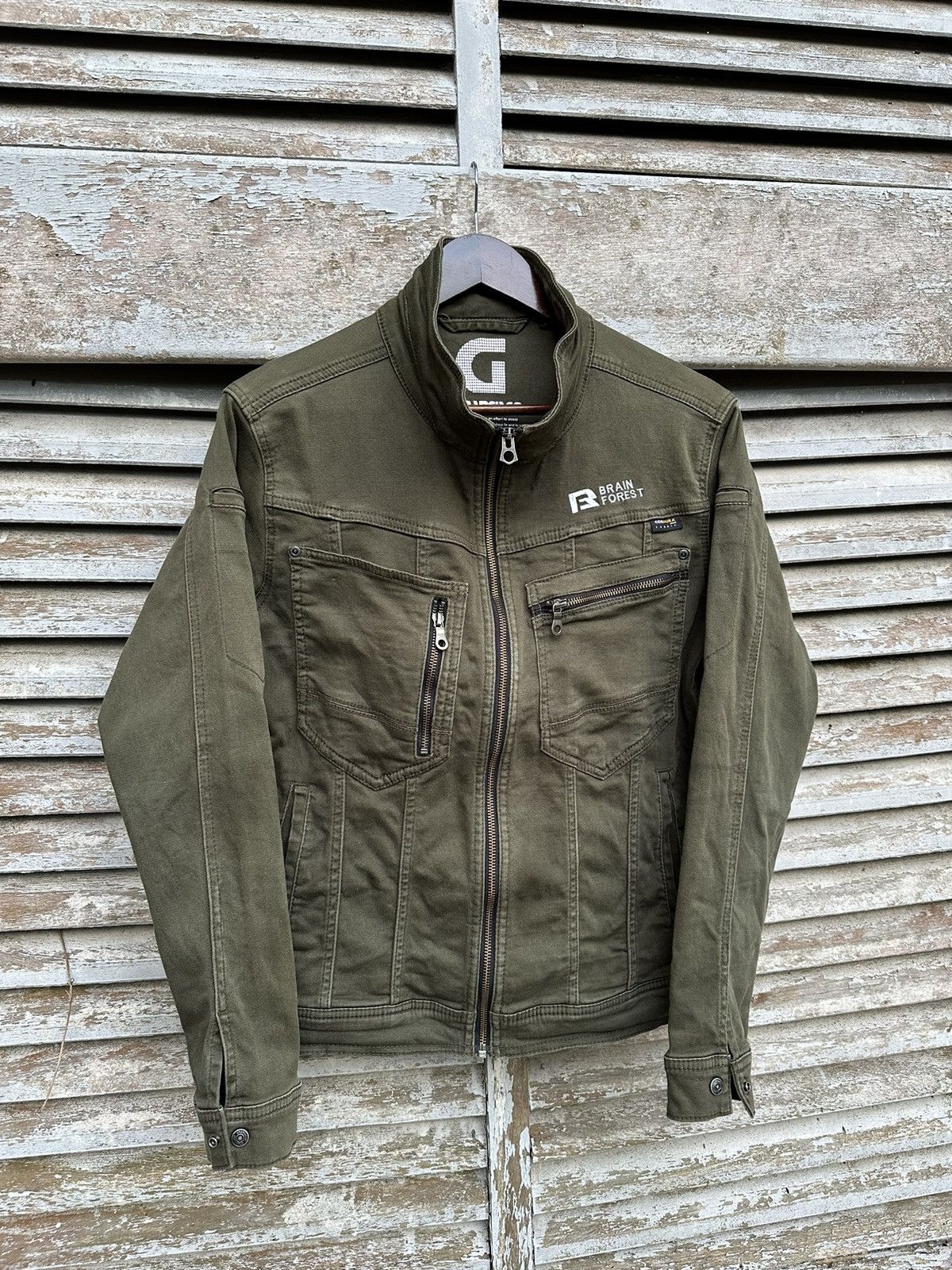 Japanese Brand 👹Grancisco X Cordura Detroit Style Military Green Jacket Size US S / EU 44-46 / 1 - 1 Thumbnail