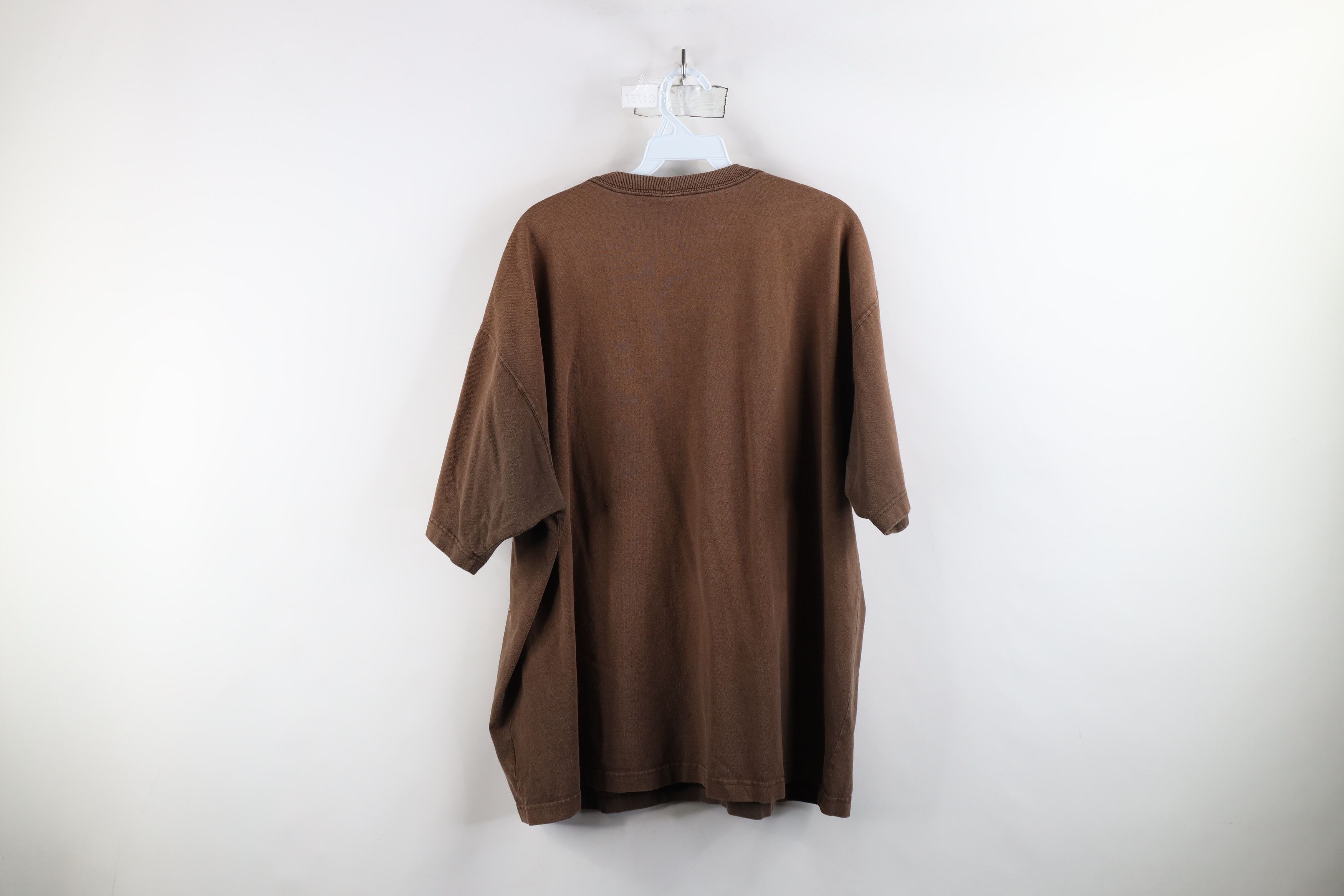 Carhartt × Vintage Vintage Carhartt Spell Out Sun Faded Heavy T-Shirt Brown Size US L / EU 52-54 / 3 - 13 Thumbnail