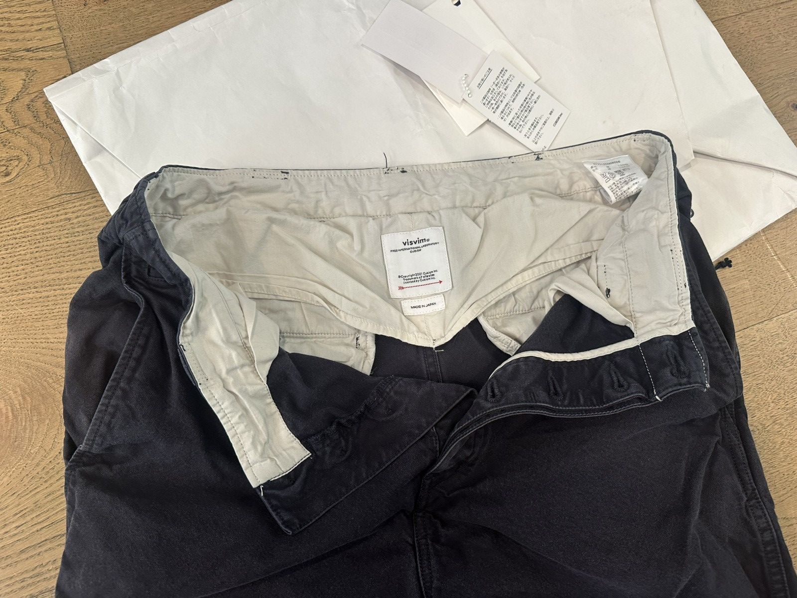 Visvim Visvim Wide Chino Pants Navy 3 Size US 34 / EU 50 - 7 Thumbnail
