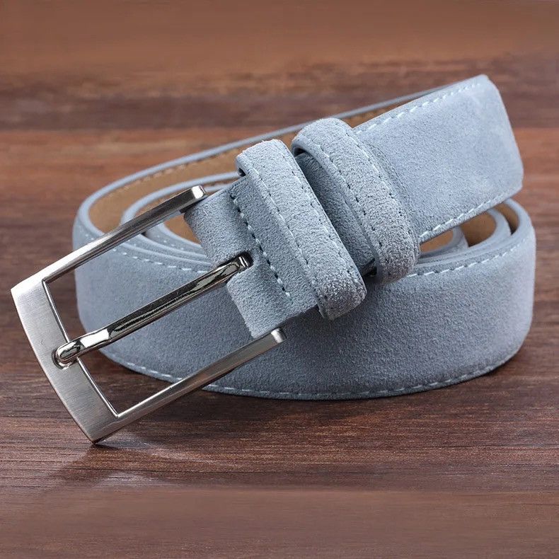 Designer 105 cm Sude and Leather Belts Size ONE SIZE - 1 Thumbnail