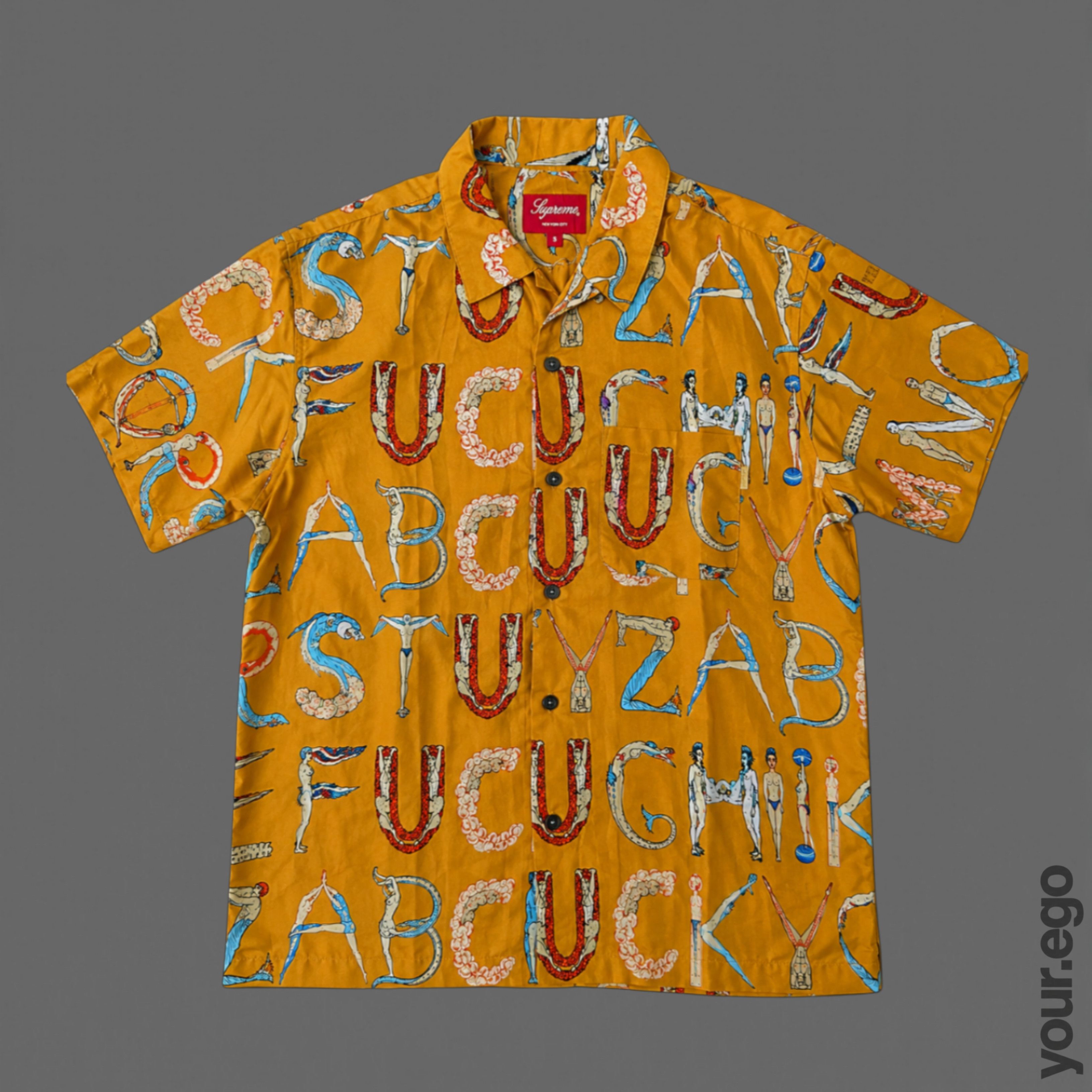 Supreme Supreme alphabet silk shirt | Grailed