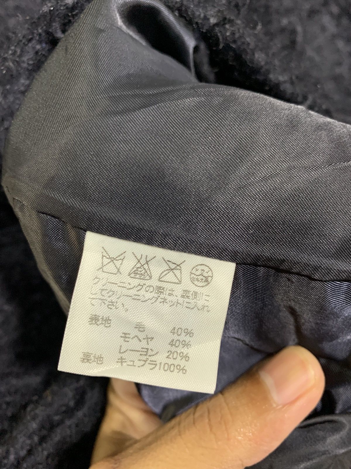 Issey Miyake 🔥ZUCCA WOOL MOHAIR JACKETS NAVY BLUE Size M / US 6-8 / IT 42-44 - 8 Thumbnail