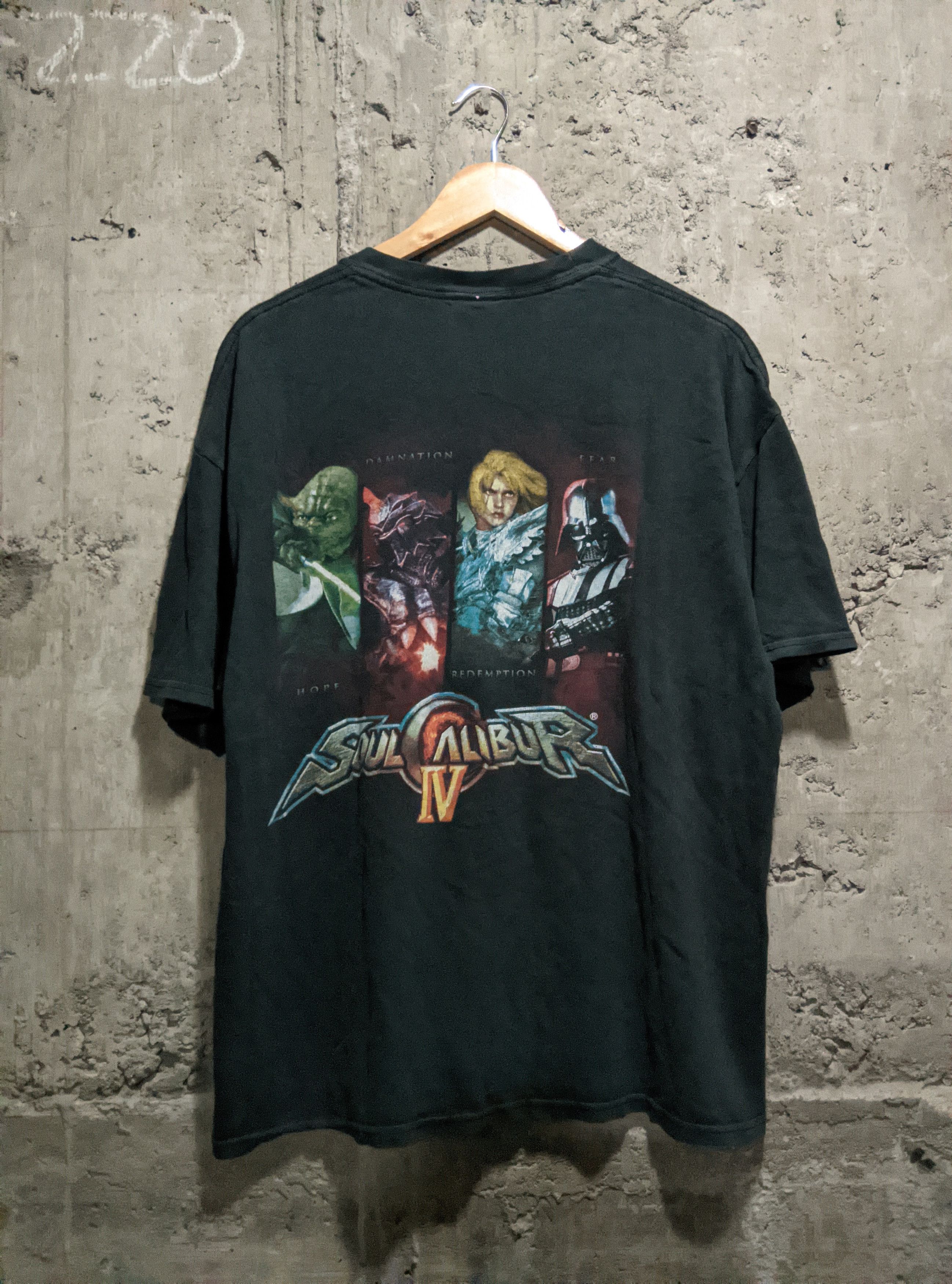 Vintage Vintage soul calibur IV Game PS3 xbox t shirt Size US XL / EU 56 / 4 - 1 Thumbnail