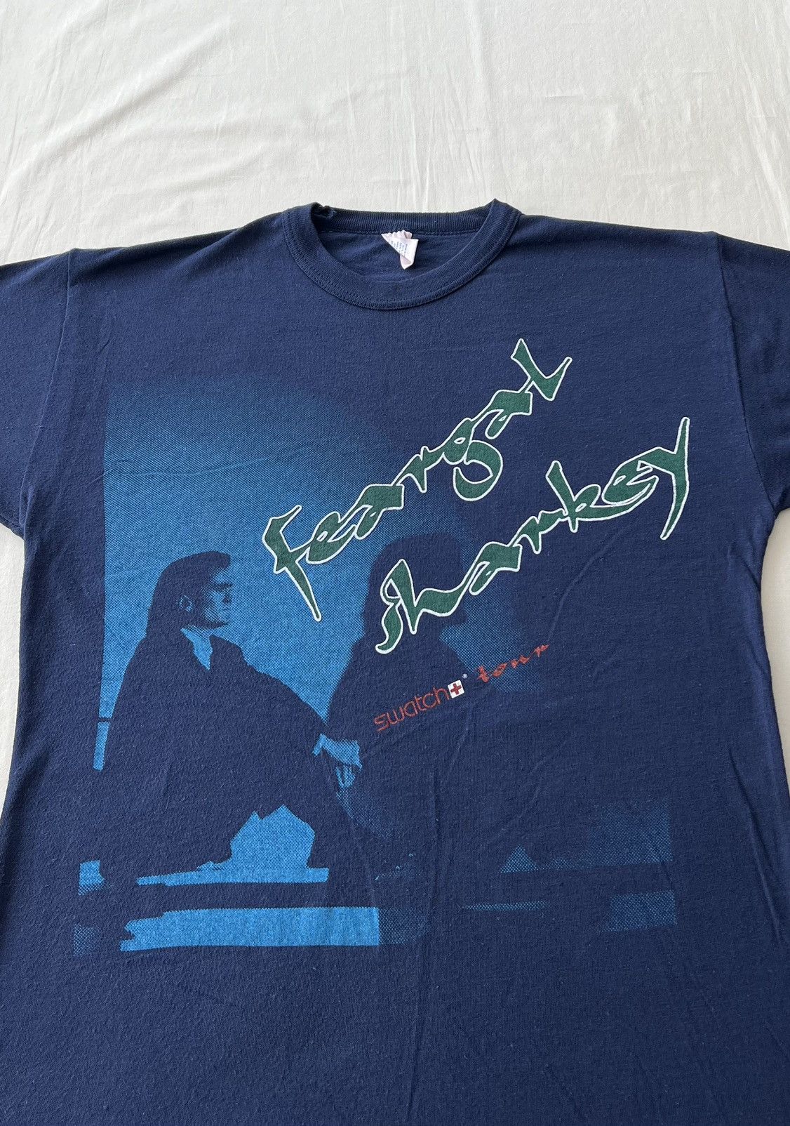 Band Tees Vintage 80s Fergal Sharkey Swatch The Undertones T-shirt Size US M / EU 48-50 / 2 - 5 Thumbnail