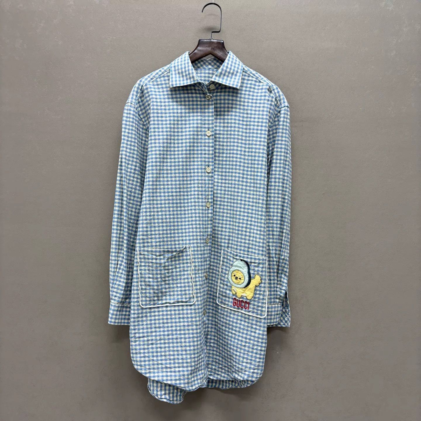 Gucci GUCCI Kawaii Checked Shirt 98 New 40 Size S / US 4 / IT 40 - 1 Thumbnail