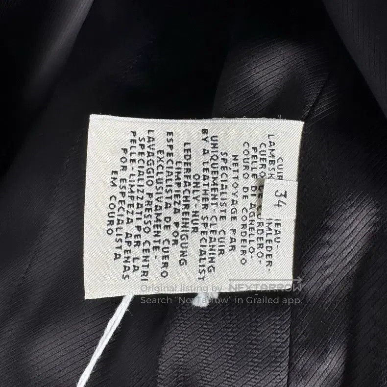 Hermes Hermes Solid Color Zipper Leather Jacket Size XXS / US 00 / IT 34 - 4 Thumbnail