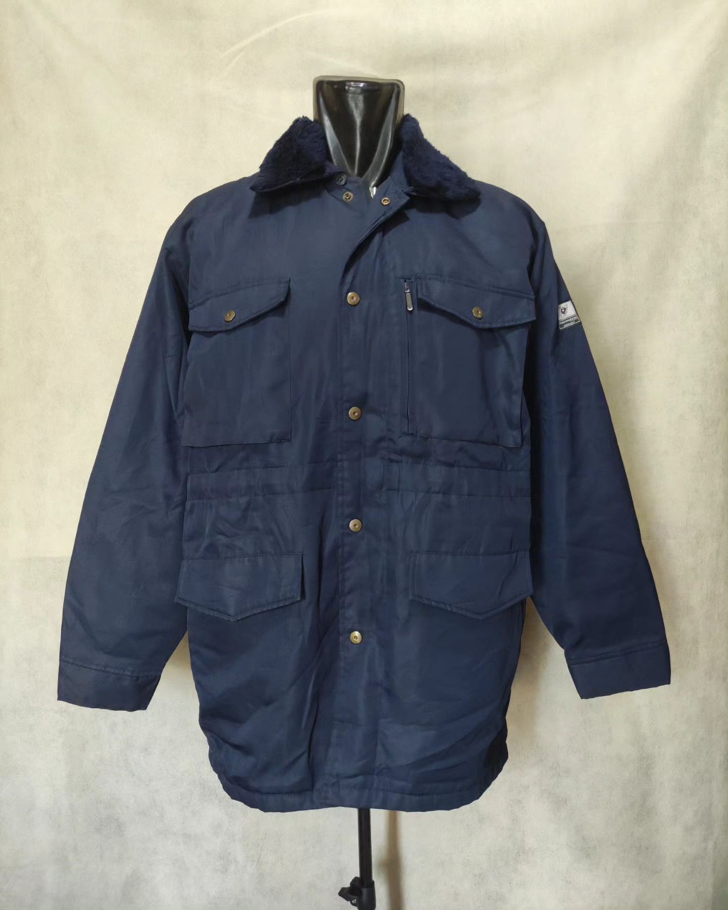 image of Vintage Thermotron Work Jacket Made In Japan in Indigo, Men's (Size XL)