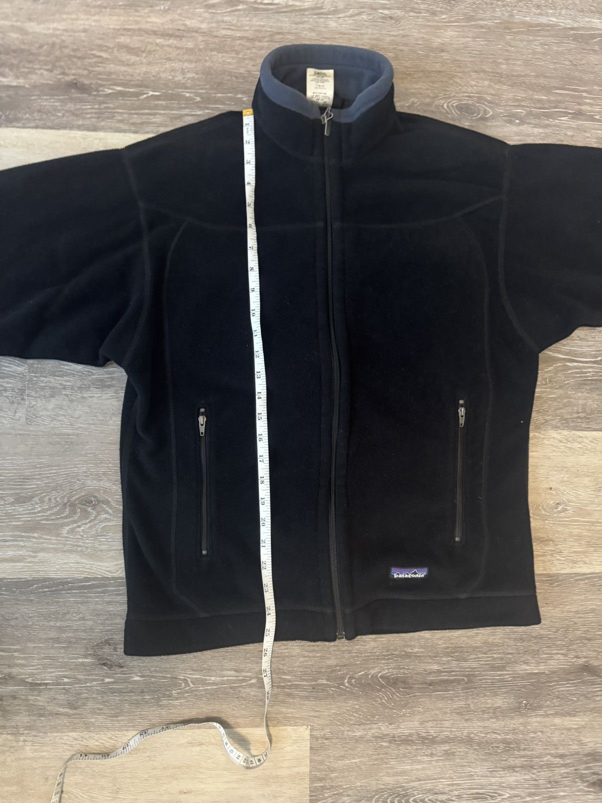 Patagonia × Vintage Black Patagonia zip up fleece Size US M / EU 48-50 / 2 - 2 Thumbnail