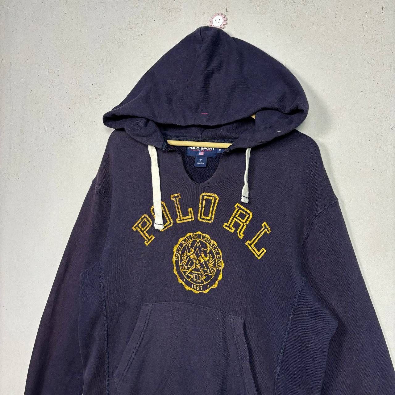 Polo Ralph Lauren 90s Polo Sport Ralph Lauren Spellout Crest Hoodie Purple M Size US M / EU 48-50 / 2 - 4 Thumbnail