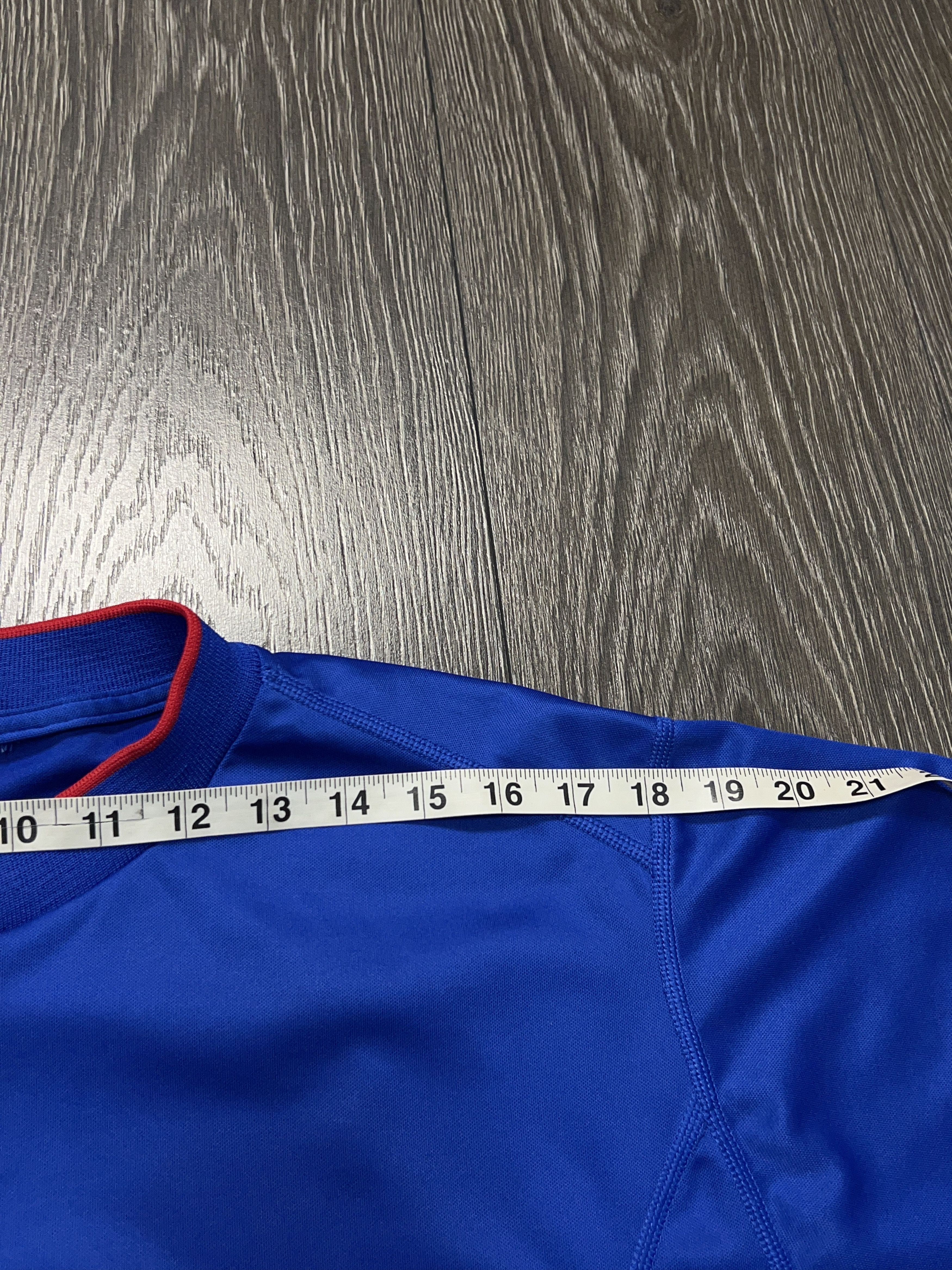 Nike Rangers 1997/1998/99 Pre Match Football Soccer Shirt Jersey Size US M / EU 48-50 / 2 - 10 Thumbnail