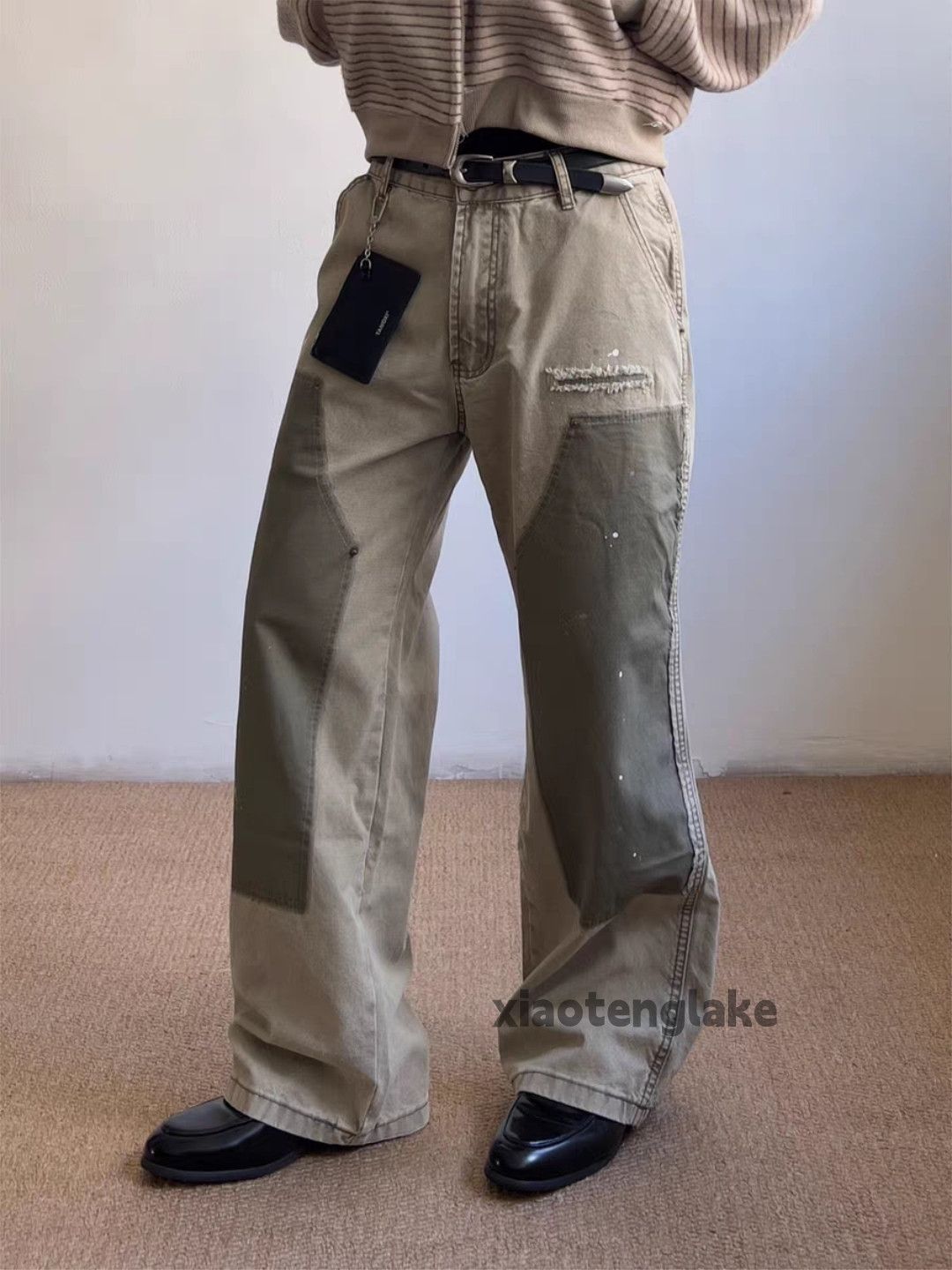 Vintage zx vintage loose faded workwear carpenter cargo pants Size US 28 / EU 44 - 3 Thumbnail