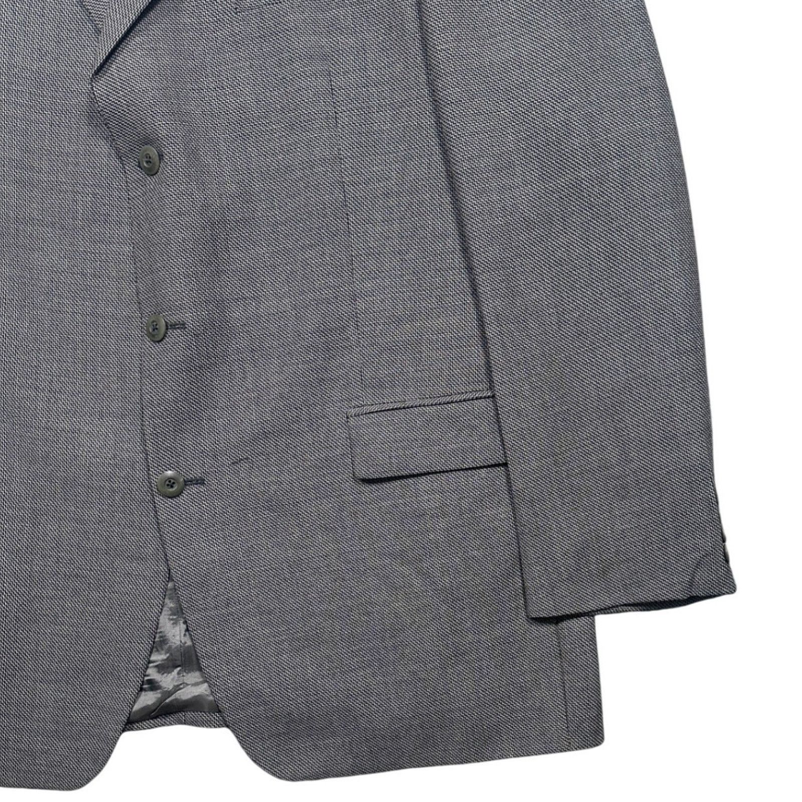 Other Carlo Mandrone Mens Grey 3-Button Blazer Sport Coat 48R Size 48R - 5 Thumbnail