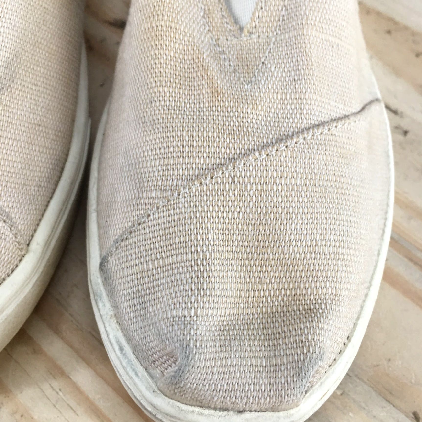 Toms TOMS Shoes Womens 8.5 Alpargatas Slip On Tan Canvas Low Top Comfort Casual Size M / US 6-8 / IT 42-44 - 6 Thumbnail