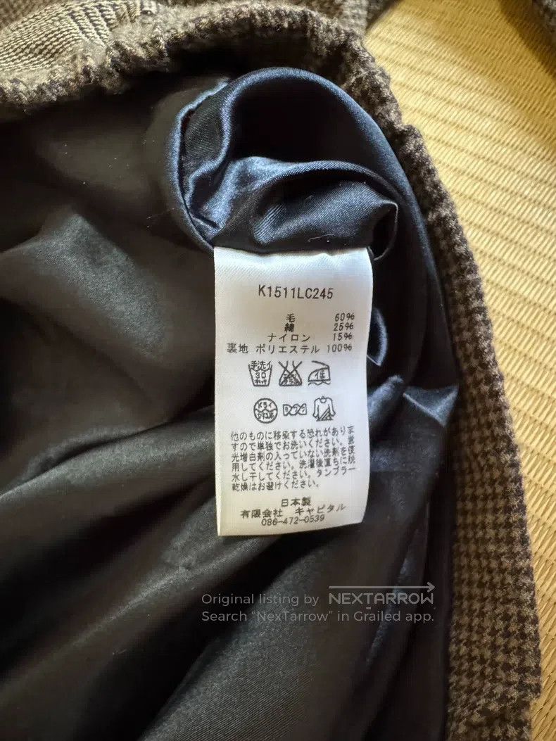 Kapital Kapital Plaid stitched wool blended high-neck pullover Size XS / US 0-2 / IT 36-38 - 7 Thumbnail