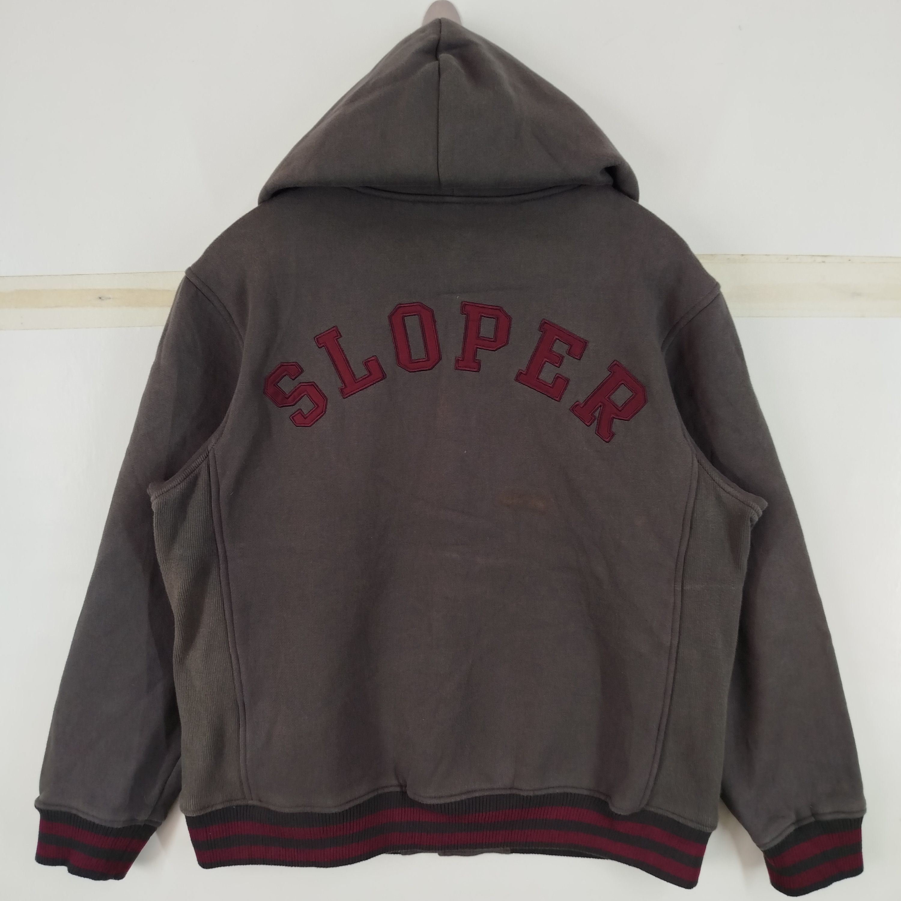 Designer × Japanese Brand Sloper Outdoor Varsity Hoodie Embroidery Big Logo Button Size US M / EU 48-50 / 2 - 1 Thumbnail