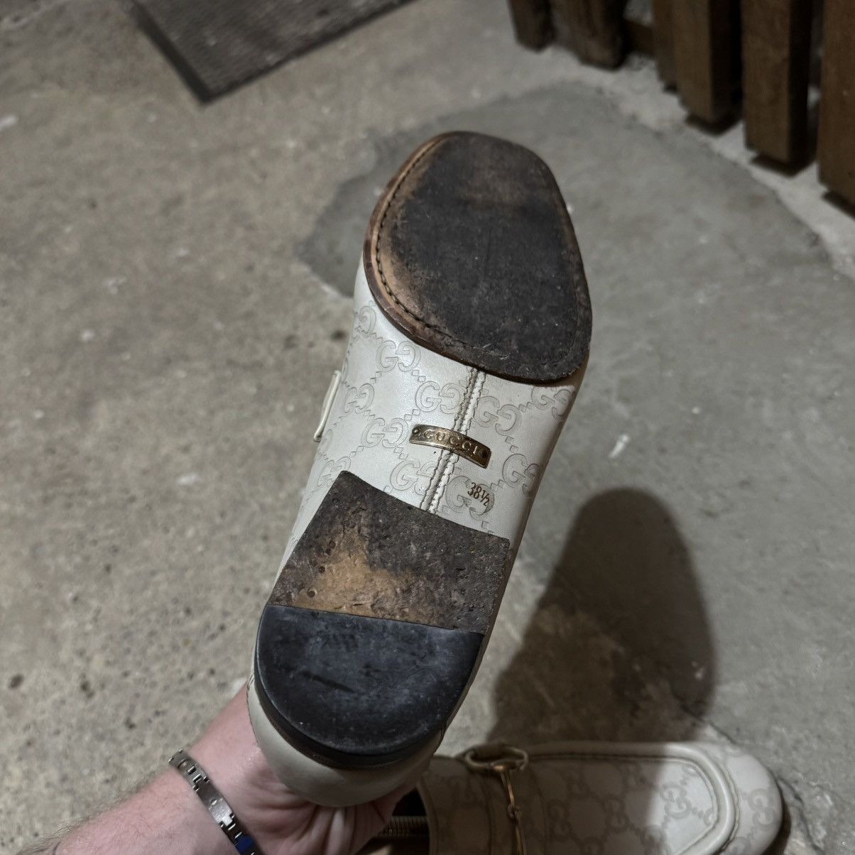 Designer × Gucci Gucci leather horsebit loafers Size US 8.5 / IT 38.5 - 6 Thumbnail
