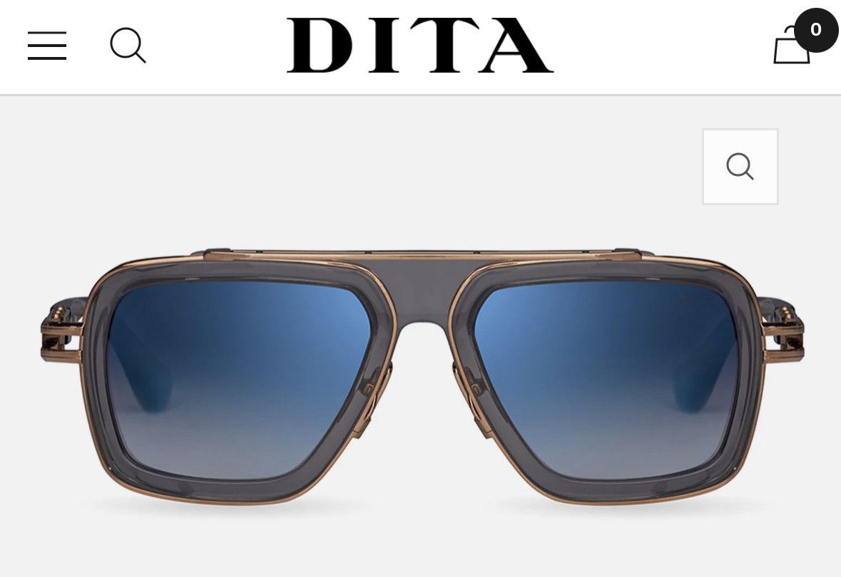 Dita DITA LXV-EVO Grey / Gold Size 38 - 3 Thumbnail