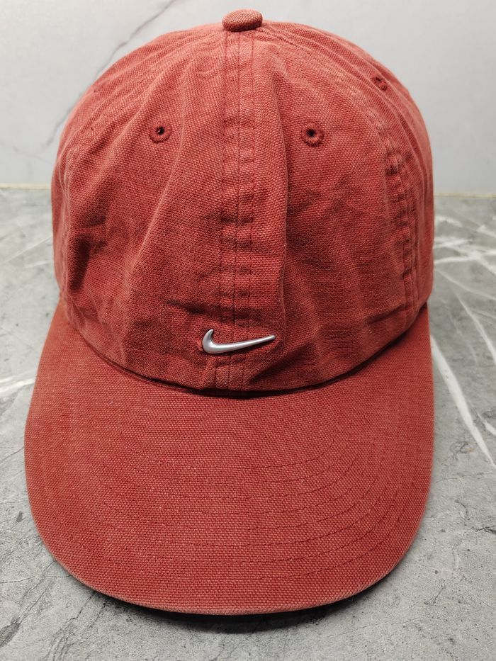 Nike Vintage Nike Small Logo Cap Hat Size ONE SIZE - 2 Thumbnail