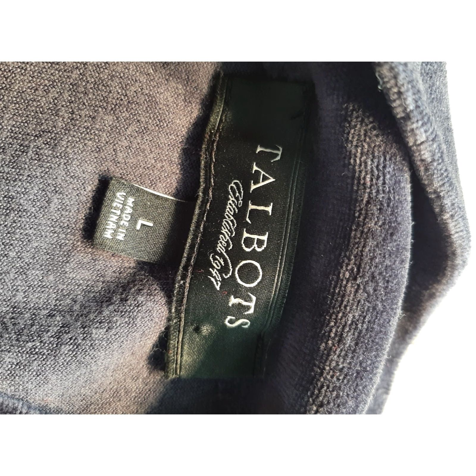 Talbots Talbots Jacket Full Zip Dark Blue Womens L Long Sleeve Jacket Zipper Regular Size L Womens Size L / US 10 / IT 46 - 4 Thumbnail