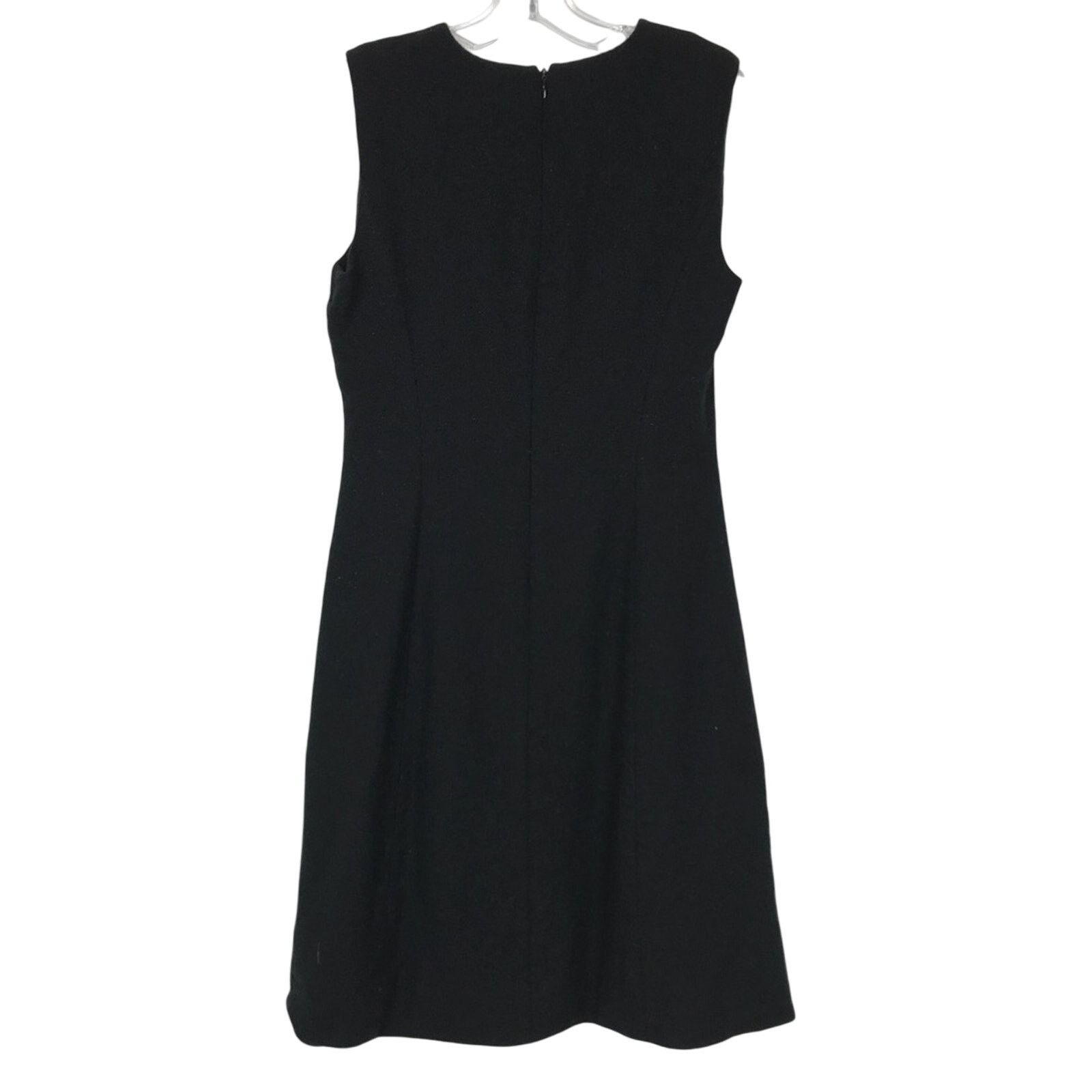 Ralph Lauren Purple Label Ralph Lauren Collection Purple Label Black Wool Dress Sz 10 Size L / US 10 / IT 46 - 6 Thumbnail
