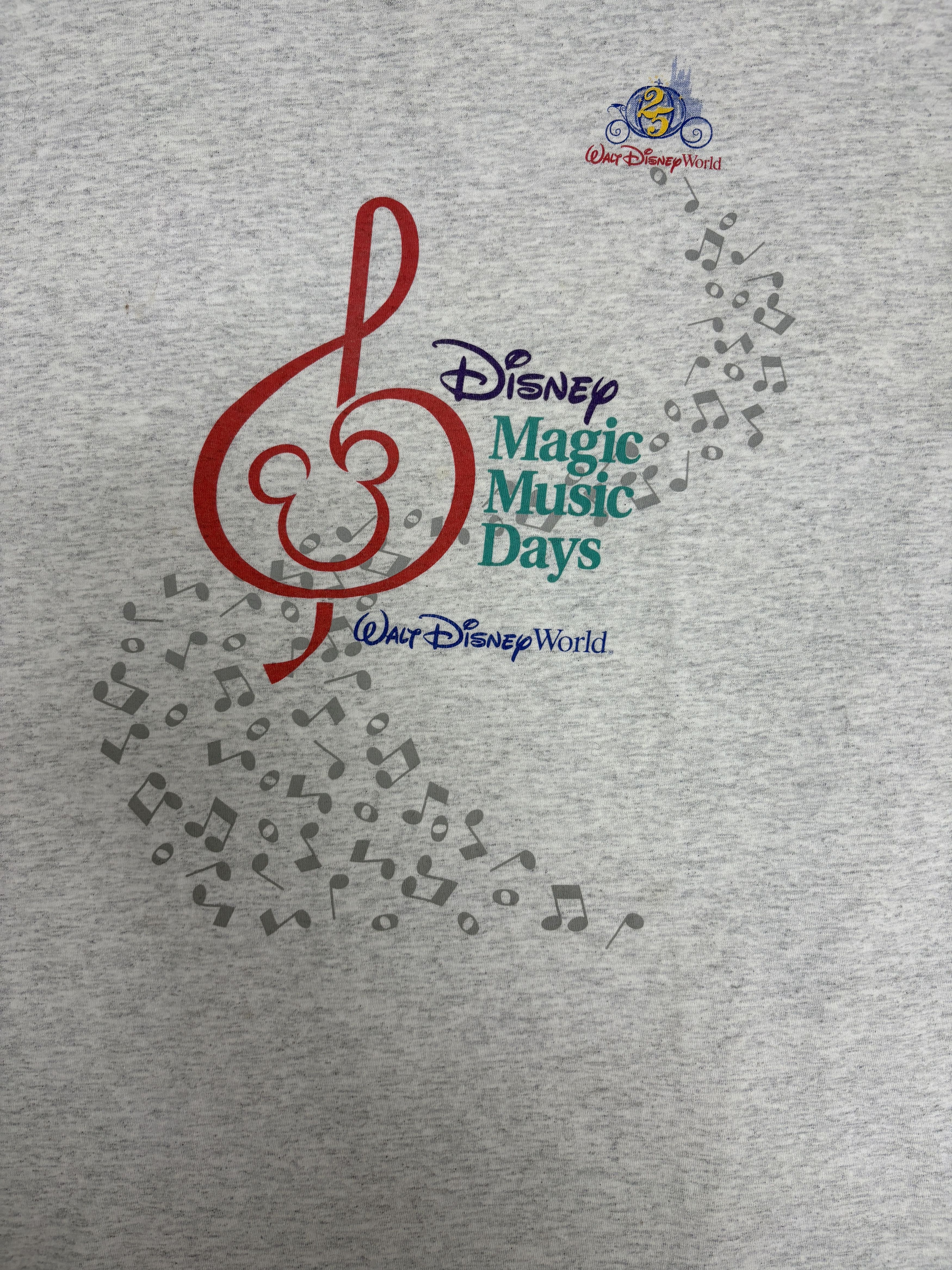 Vintage Disney Magic Music Days Vintage Grey T-Shirt Tee Size US XL / EU 56 / 4 - 2 Thumbnail