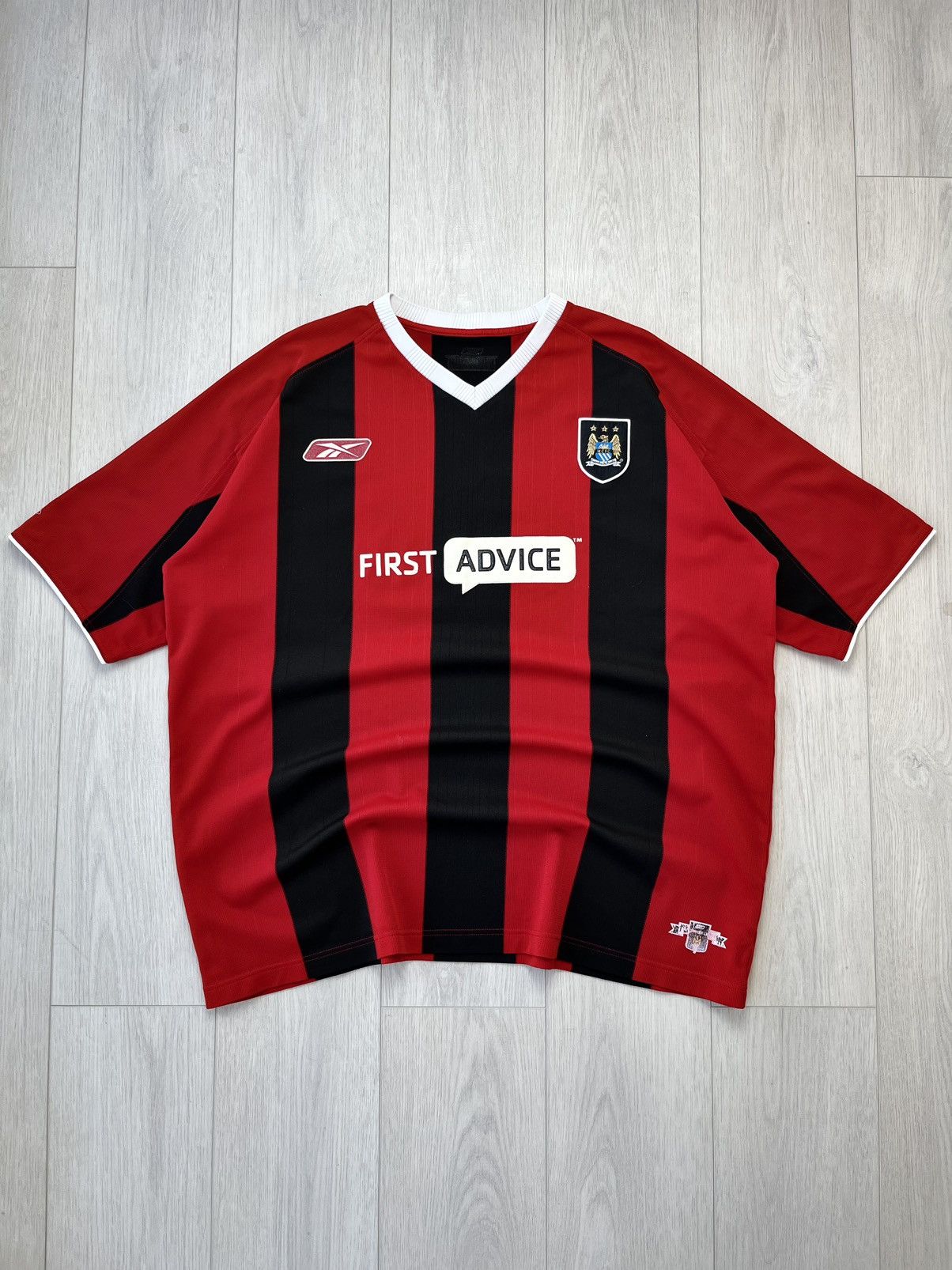 Reebok Vintage Manchester City Soccer Jersey Reebok Blokecore Y2K Size US XXL / EU 58 / 5 - 1 Thumbnail