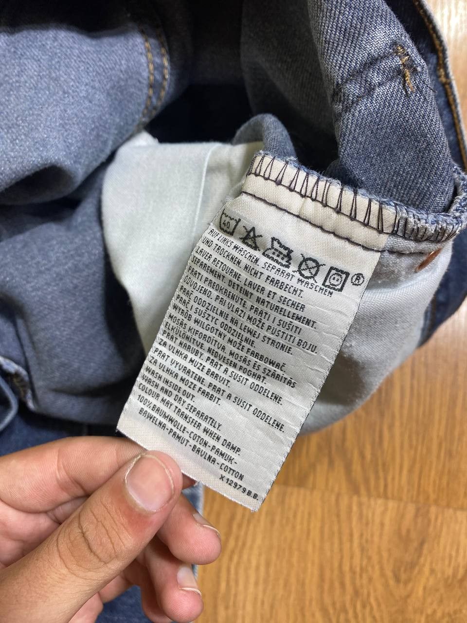 Levi's Vintage 90s Levis 515 Faded Wash Distressed Baggy Jeans Size US 34 / EU 50 - 2 Thumbnail