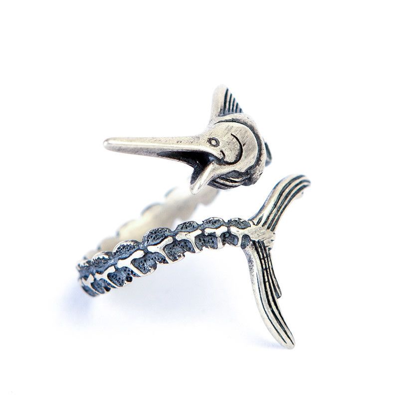Jewelry Fish New Design Jewelry Rings Open Chrome Ring (Size 7-13) Size ONE SIZE - 6 Thumbnail